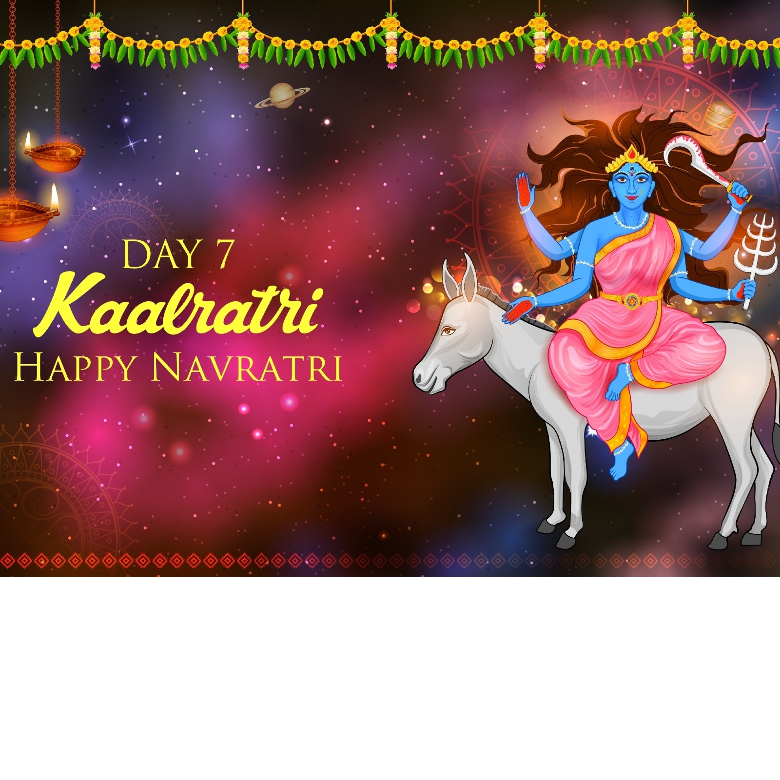 1600x1600 Navratri 2022 Day 7: Date, Colour of the Day, Maa Kalaratri Puja Vidhi, Shubh Muhurat, Mantra, Bhog and Significance, Phone