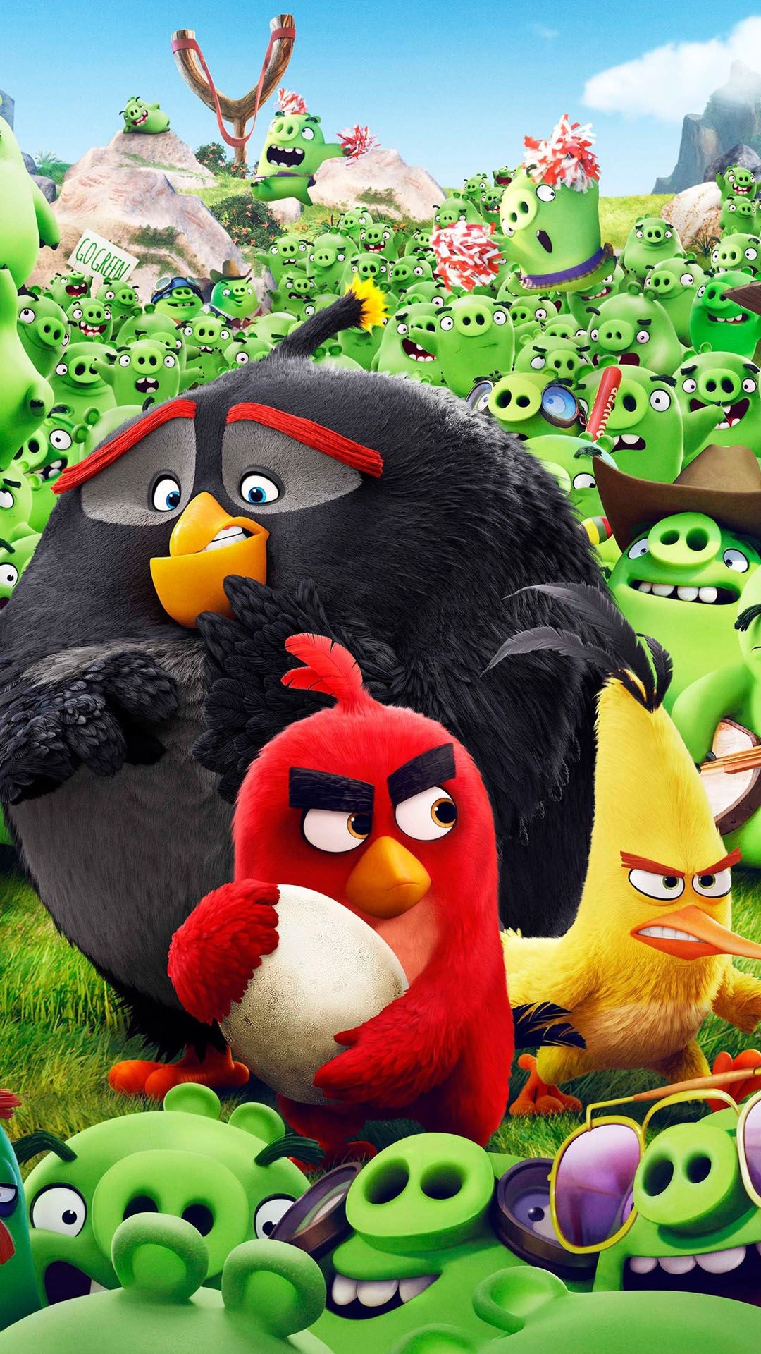 1080x1920 Angry Birds Animation Movie wallpaper free download, Phone