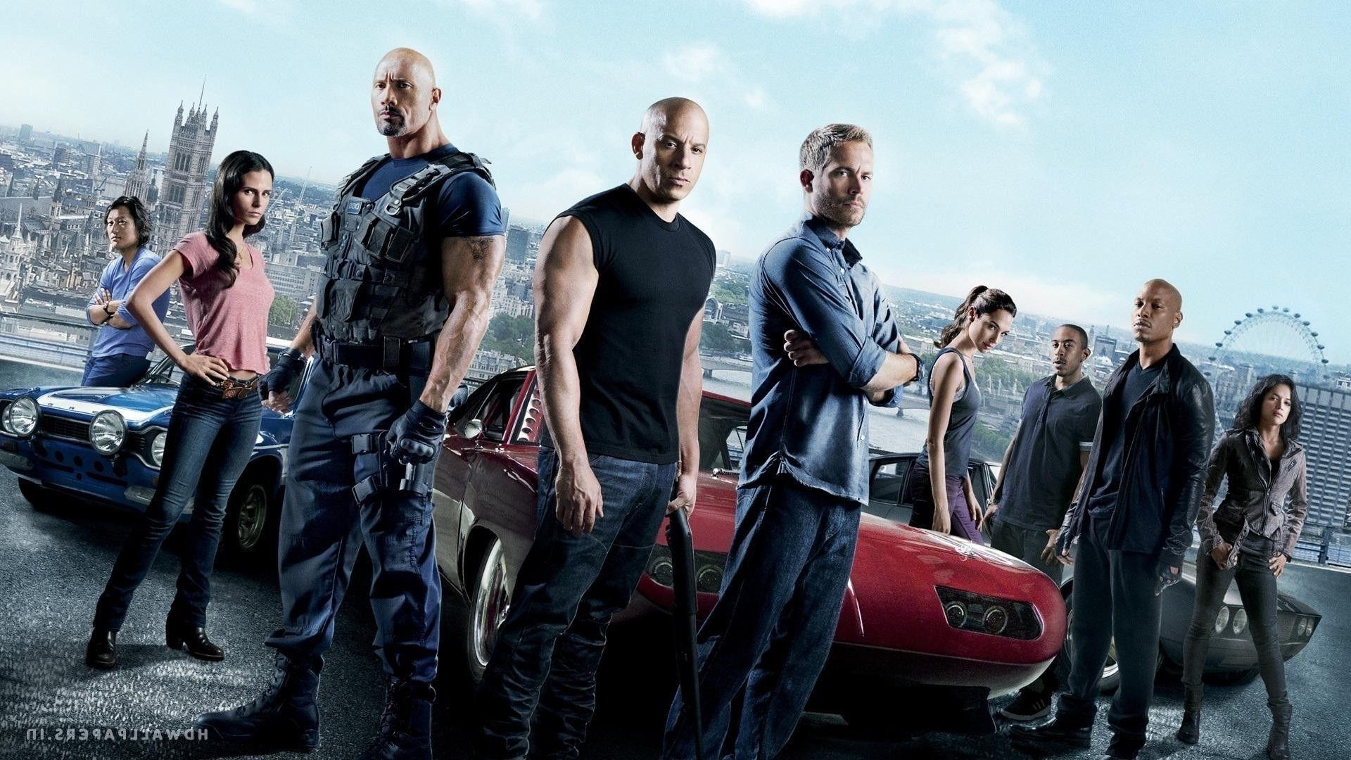 1920x1080 movies, Fast And Furious, Dwayne Johnson, Paul Walker, Vin, Desktop