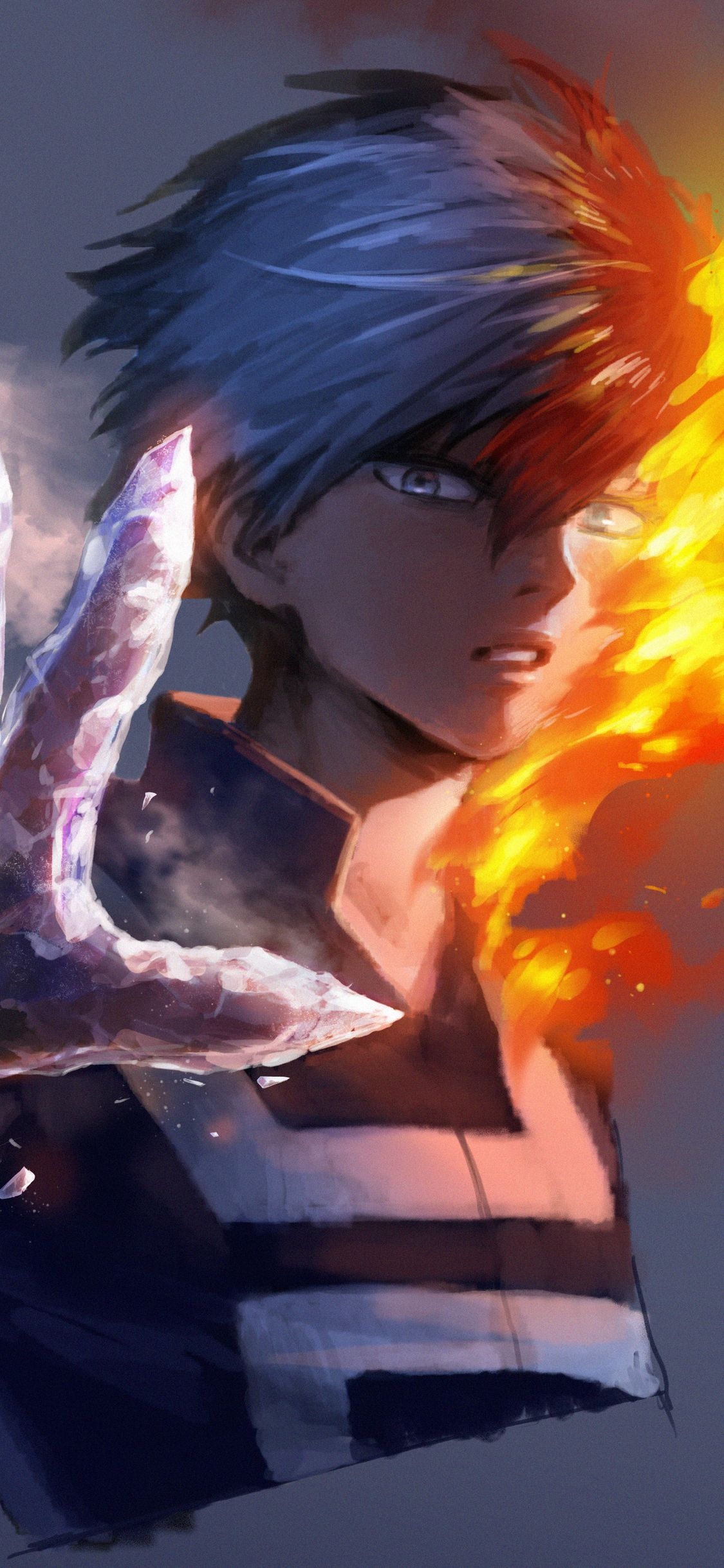 1130x2440 Todoroki iPhone Wallpaper Free Todoroki iPhone Background, Phone