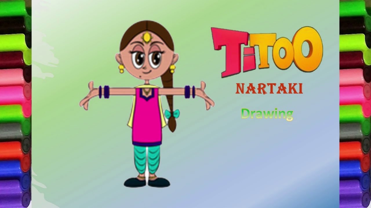 1280x720 Nartaki From titoo cartoon drawing. titu aisa kyon hai cartoon 2020 Colouring Pages, Desktop