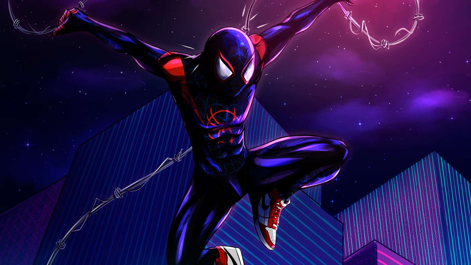 1920x1080 Miles Morales Spiderman Wallpaper HD, Desktop