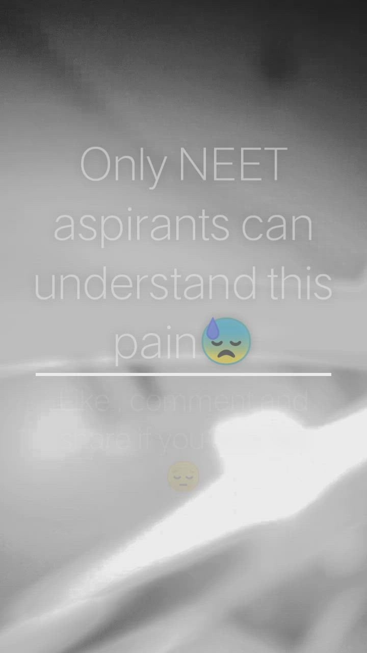 720x1280 Only NEET aspirants can understand. Medical videos, Medical school quotes, Medical student motivation, Phone