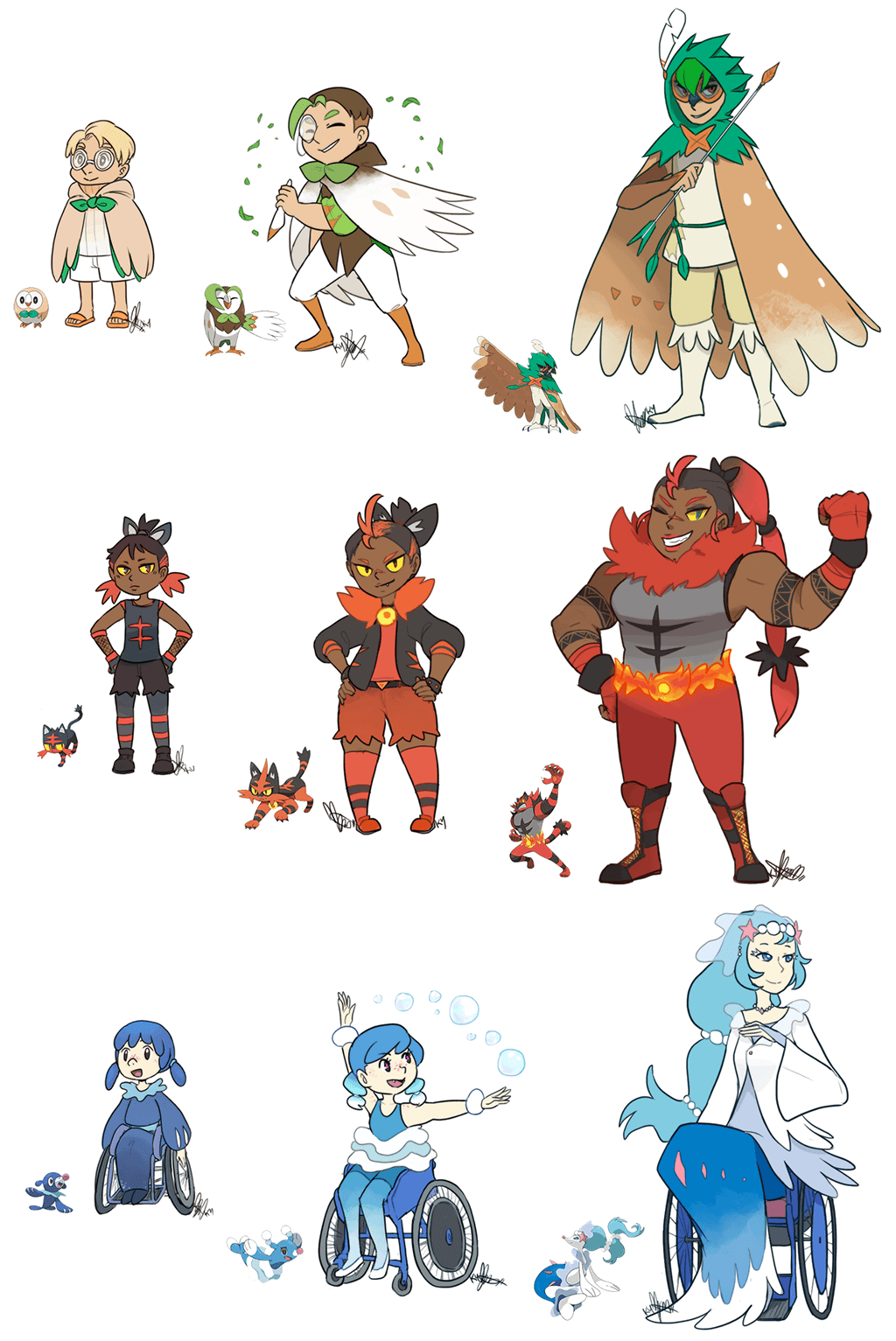 1030x1540 Pokemon: Sun Moon Starters UPDATED.SPOILER ALERT By Ky Nim, Phone