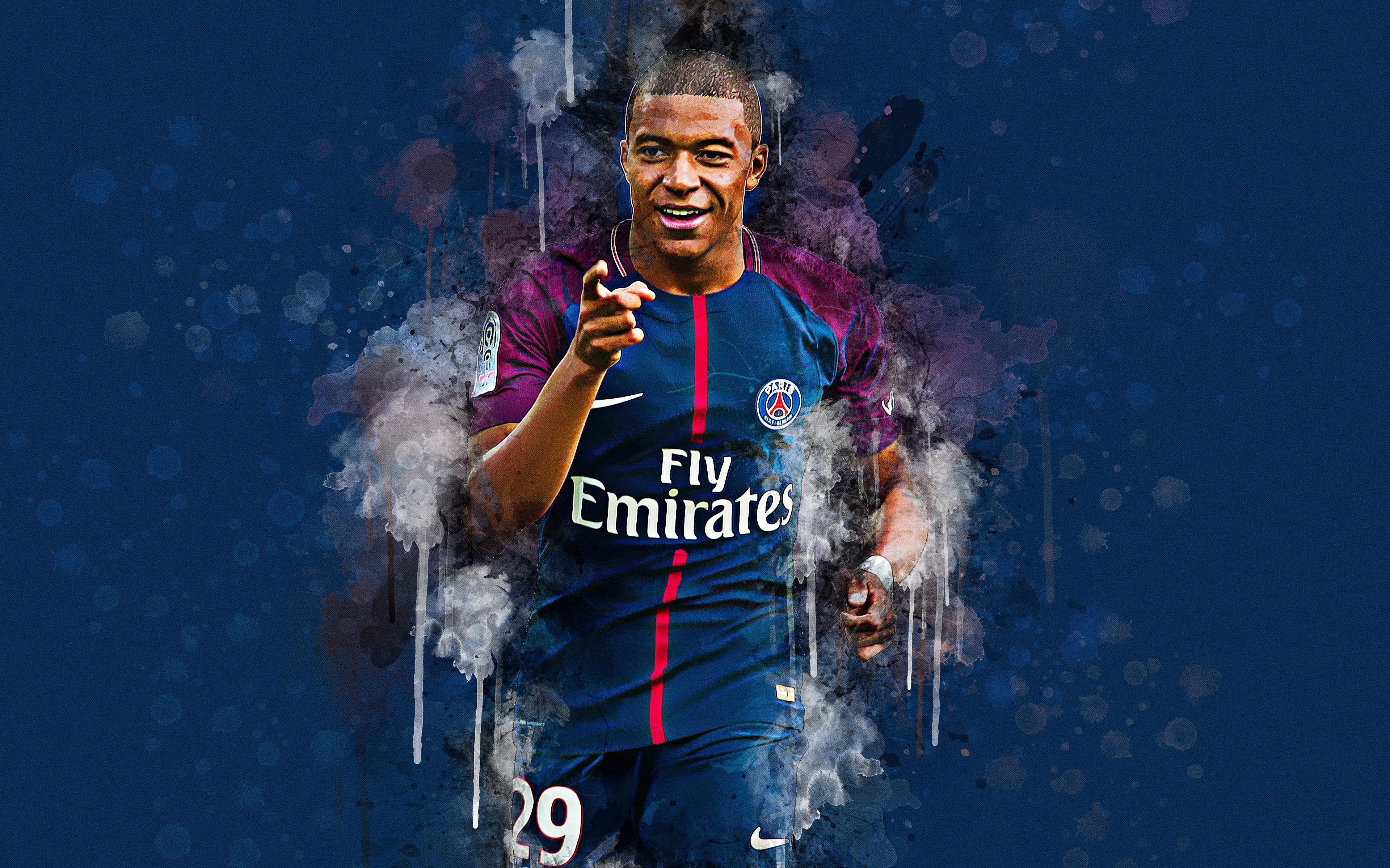 3840x2400 Kylian Mbappé Lottin 4k Ultra HD Wallpaper, Desktop