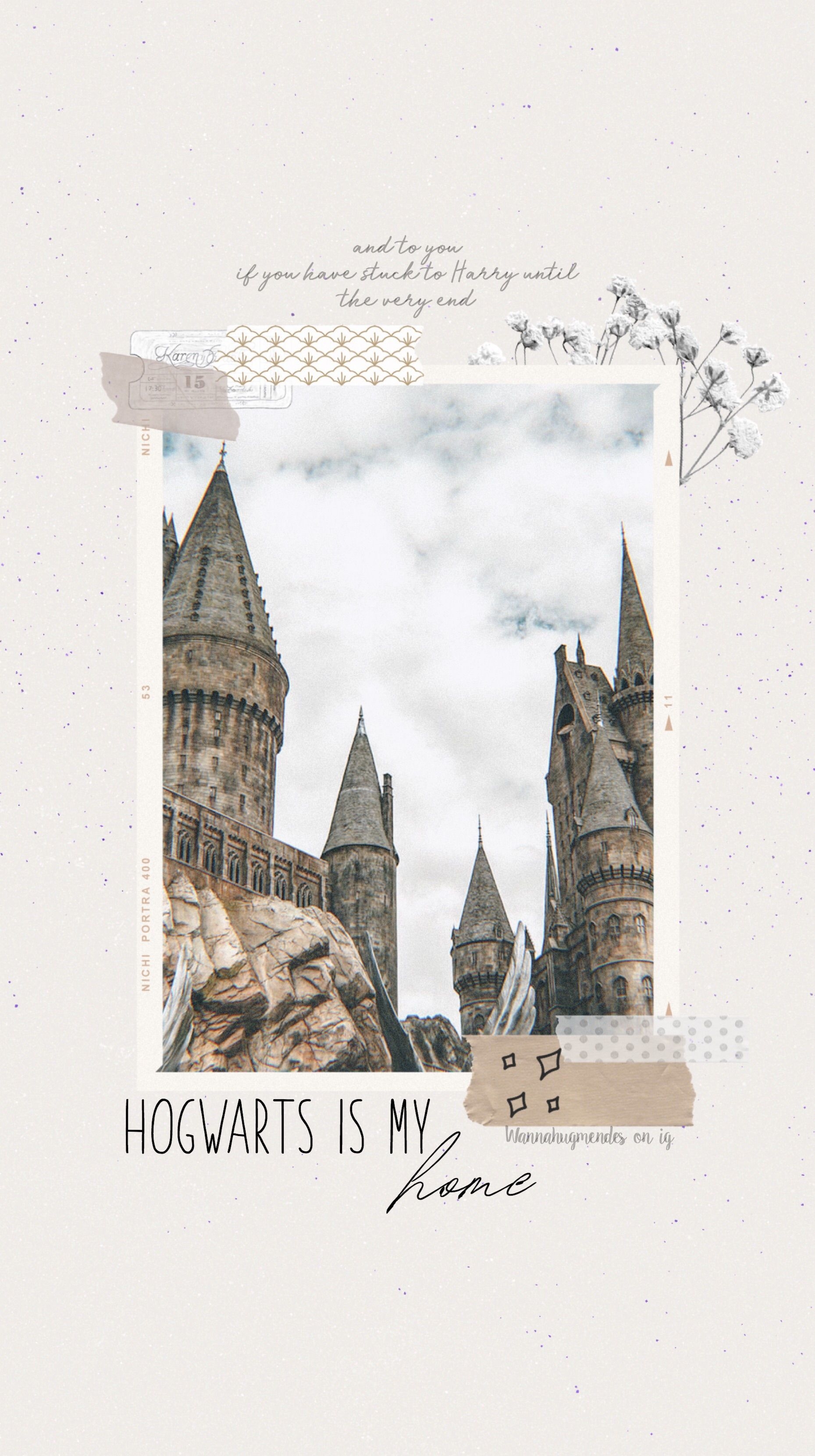 1860x3330 Hogwarts // wallpaper uploaded by, Phone