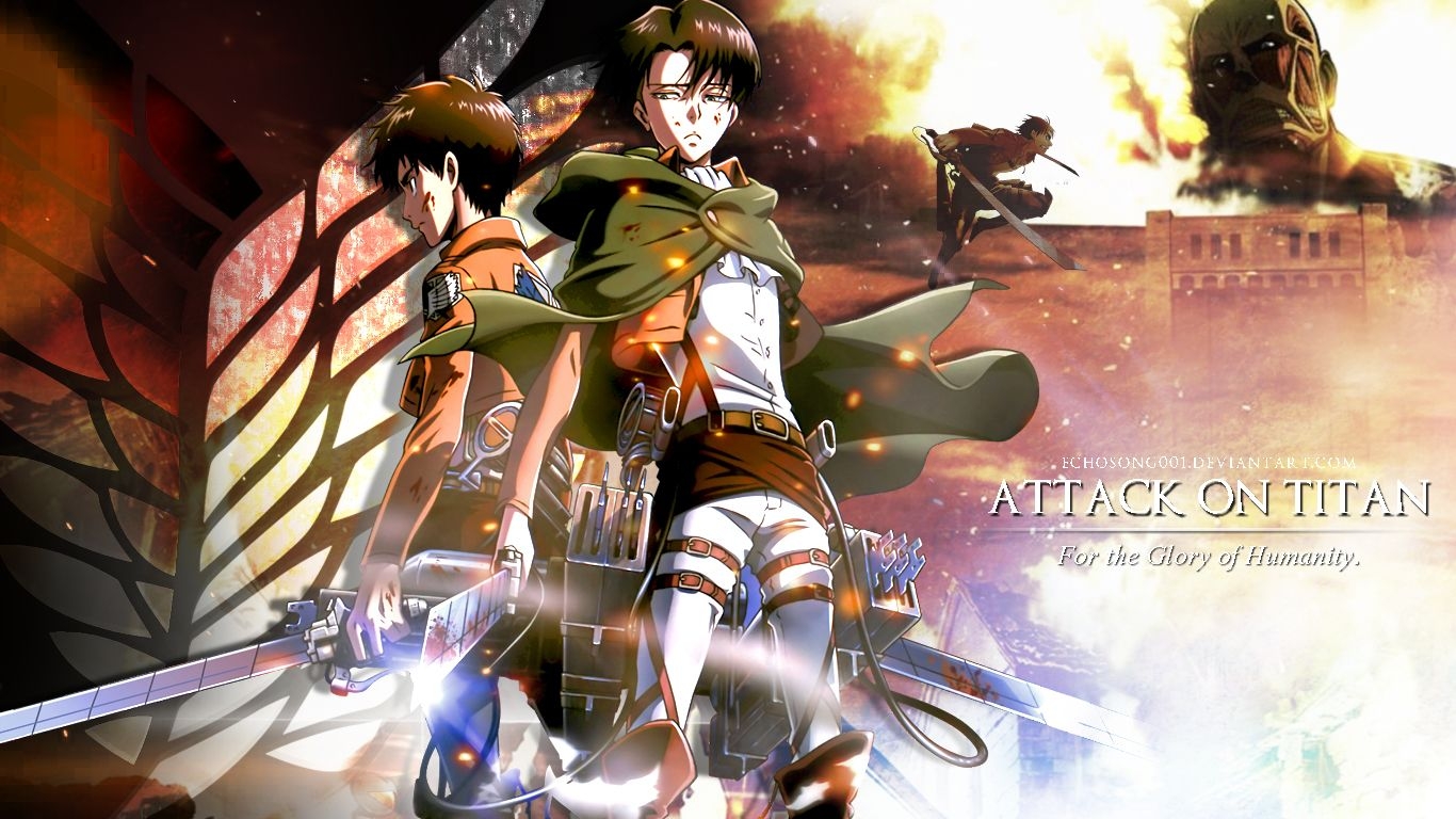 1370x770 Attack on Titan Wallpaper, Desktop