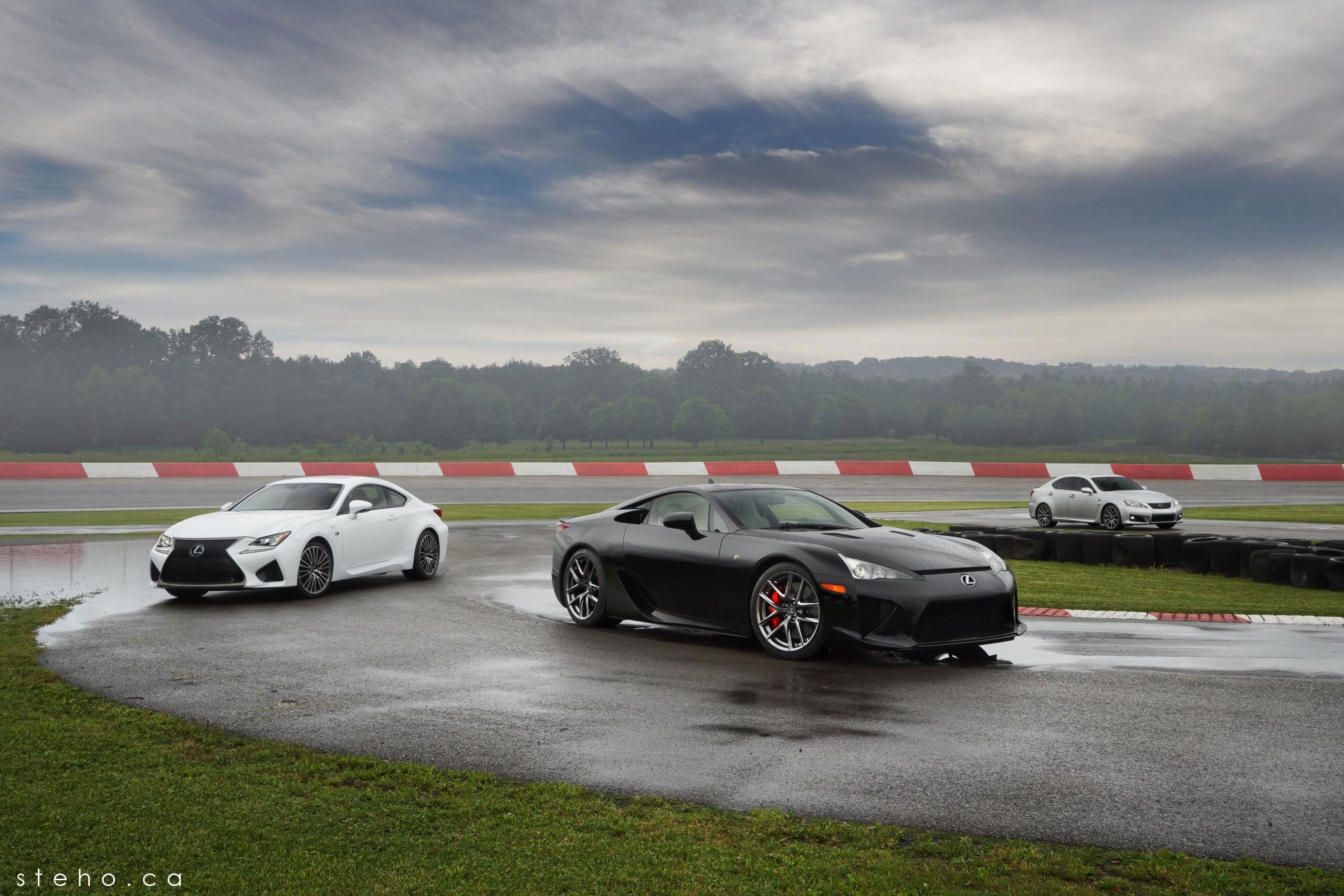 2560x1710 Desktop Wallpaper: The Lexus LFA, RC F, & IS F All Together. Lexus, Desktop