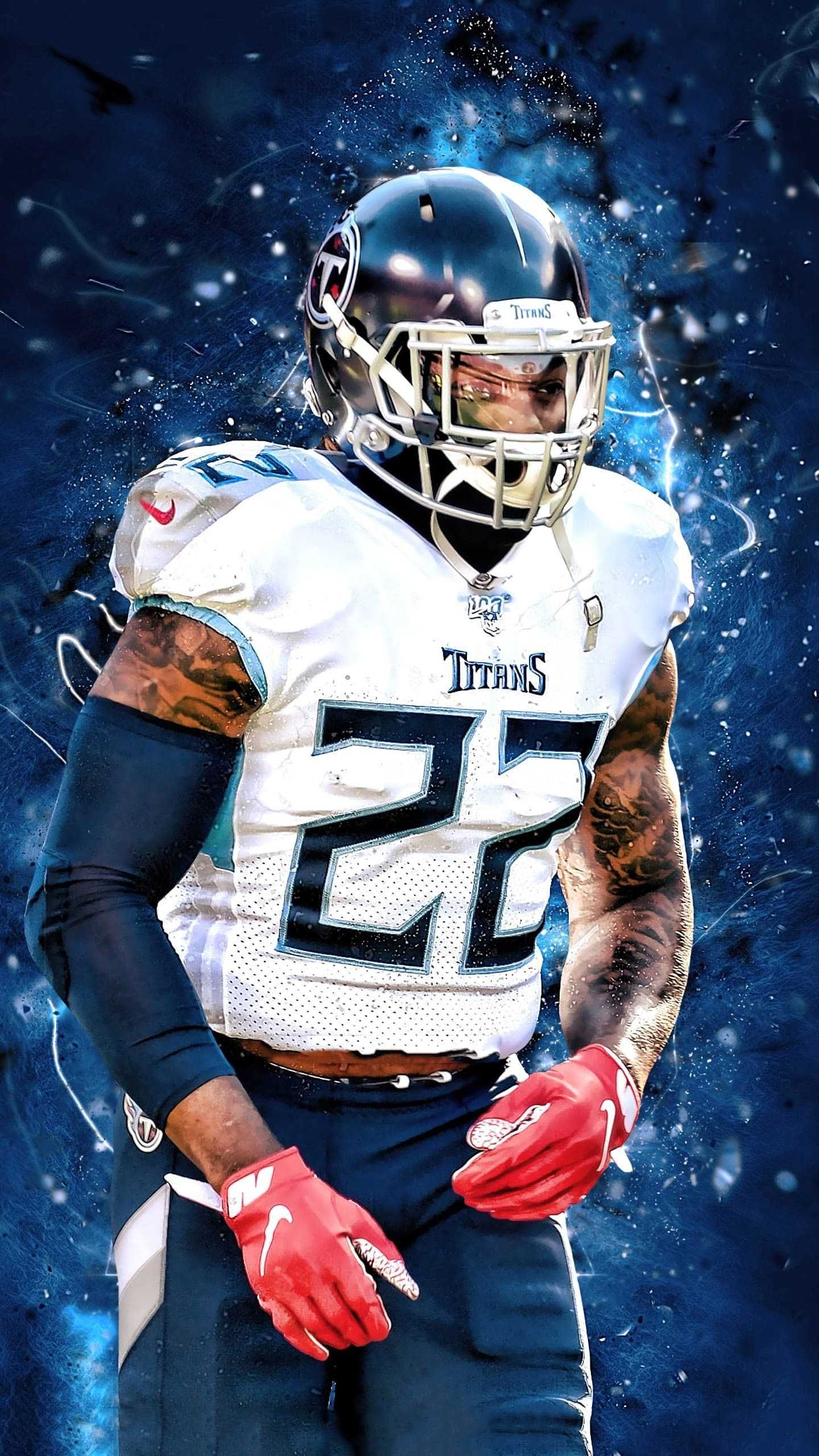 1440x2560 Derrick Henry Wallpaper Discover more American Football, Derrick Henry, Football, NFL, Tennessee. Nfl football wallpaper, Tennessee titans football, Derrick henry, Phone