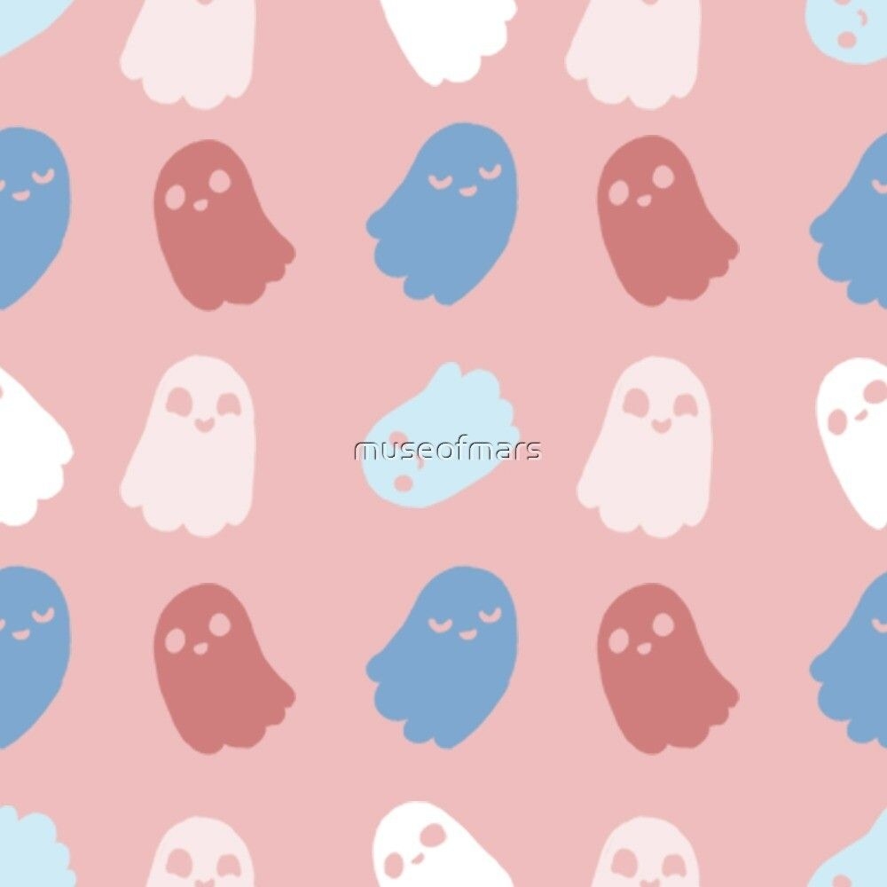 1000x1000 Cute Ghost Wallpaper, Phone