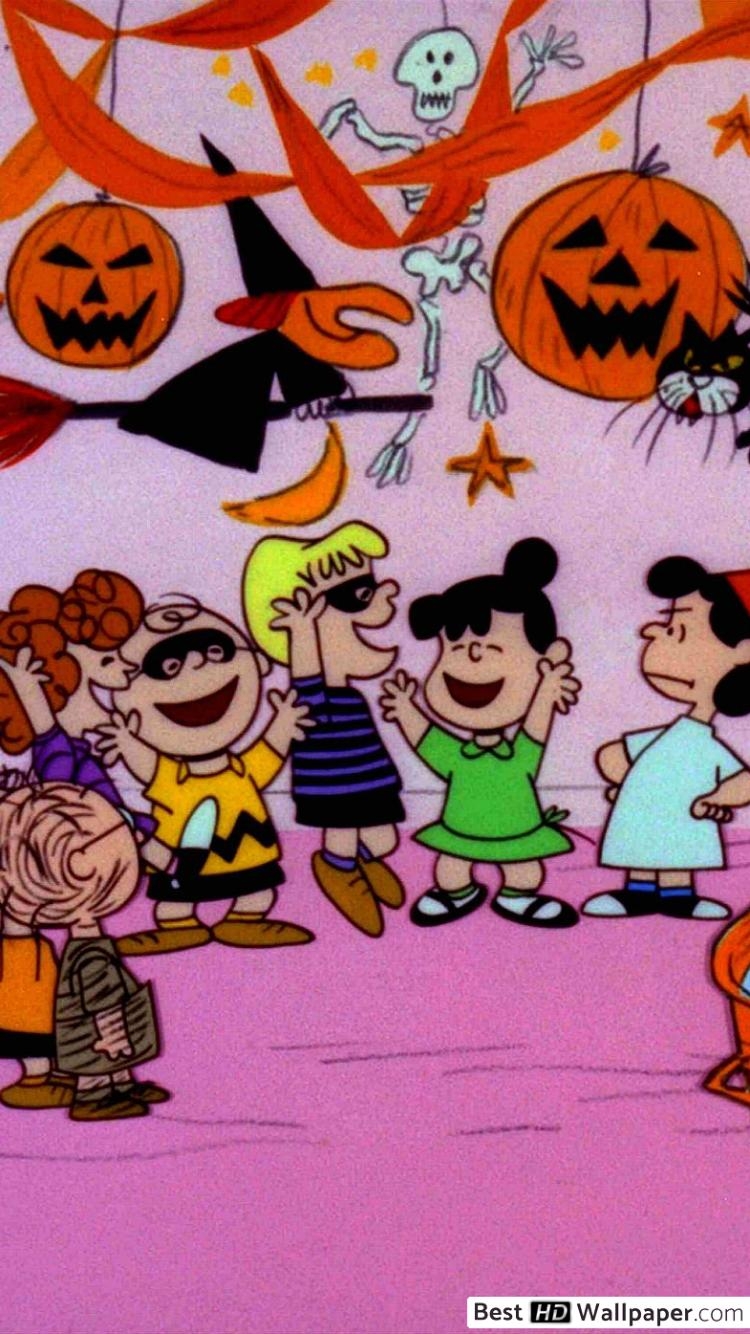 750x1340 Peanuts' Halloween HD wallpaper download, Phone