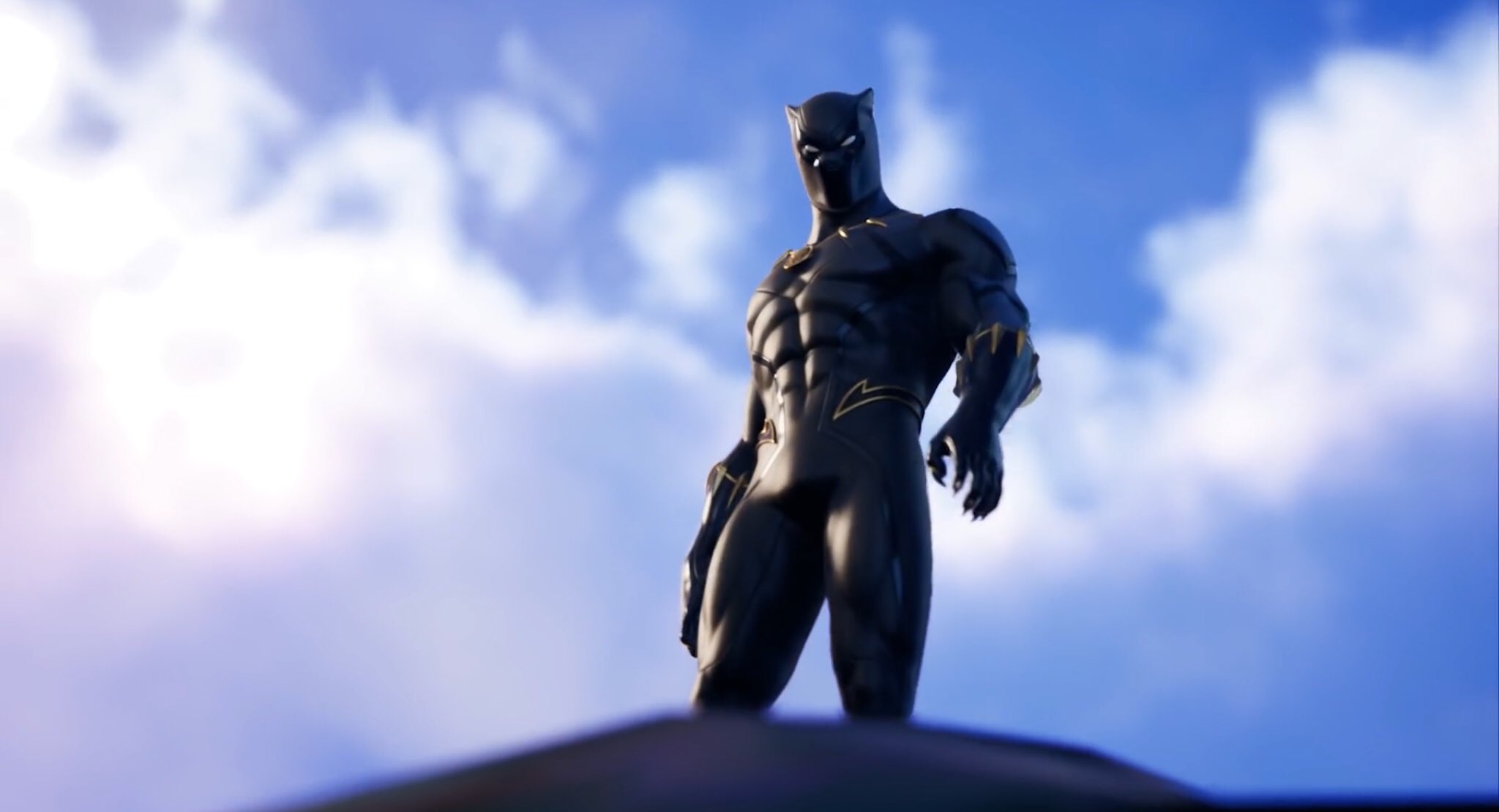 2050x1110 Black Panther Fortnite wallpaper, Desktop