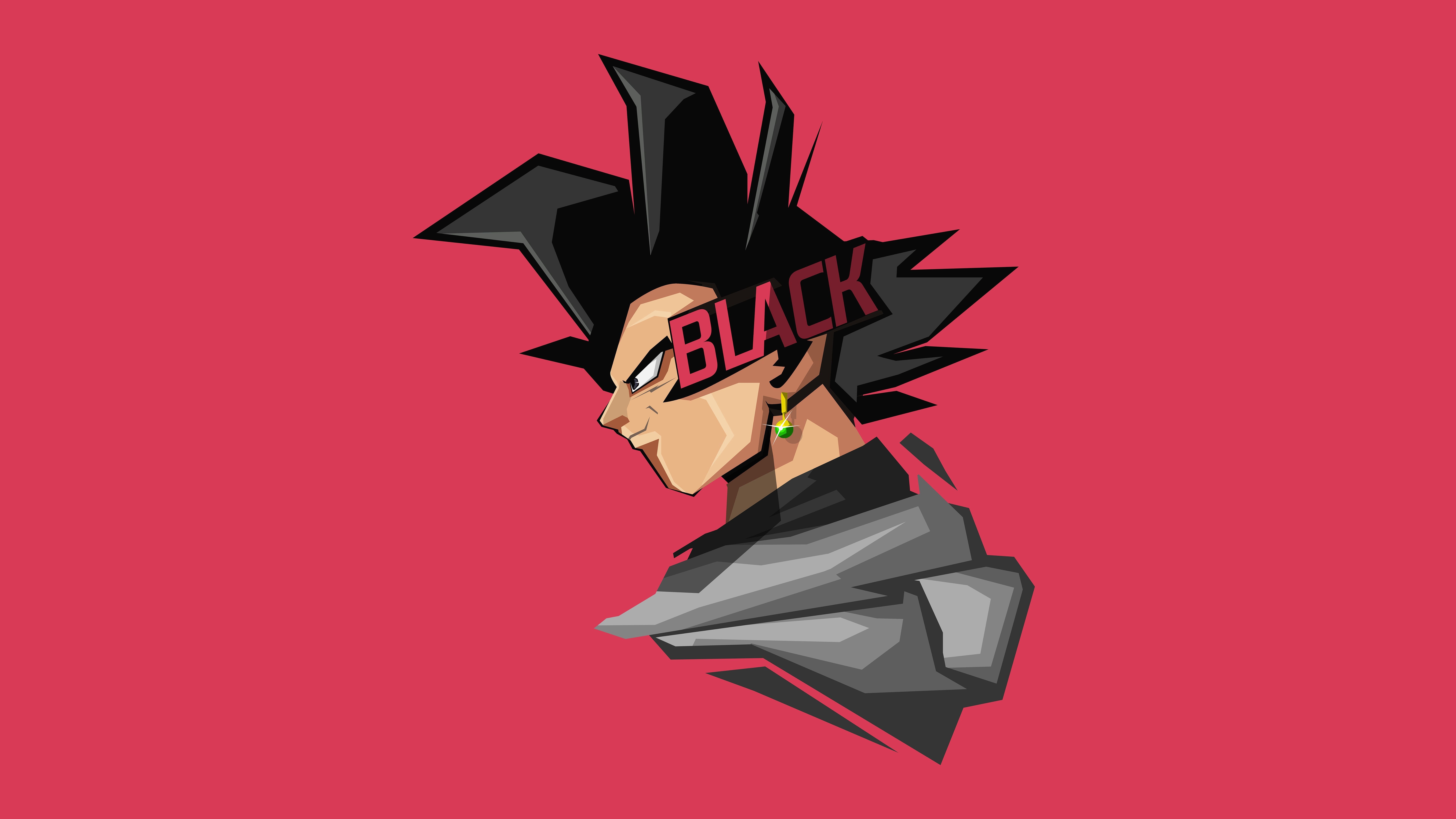 7680x4320 Goku Black Minimal Artwork 4K 8K. Goku black, Goku wallpaper, Desktop