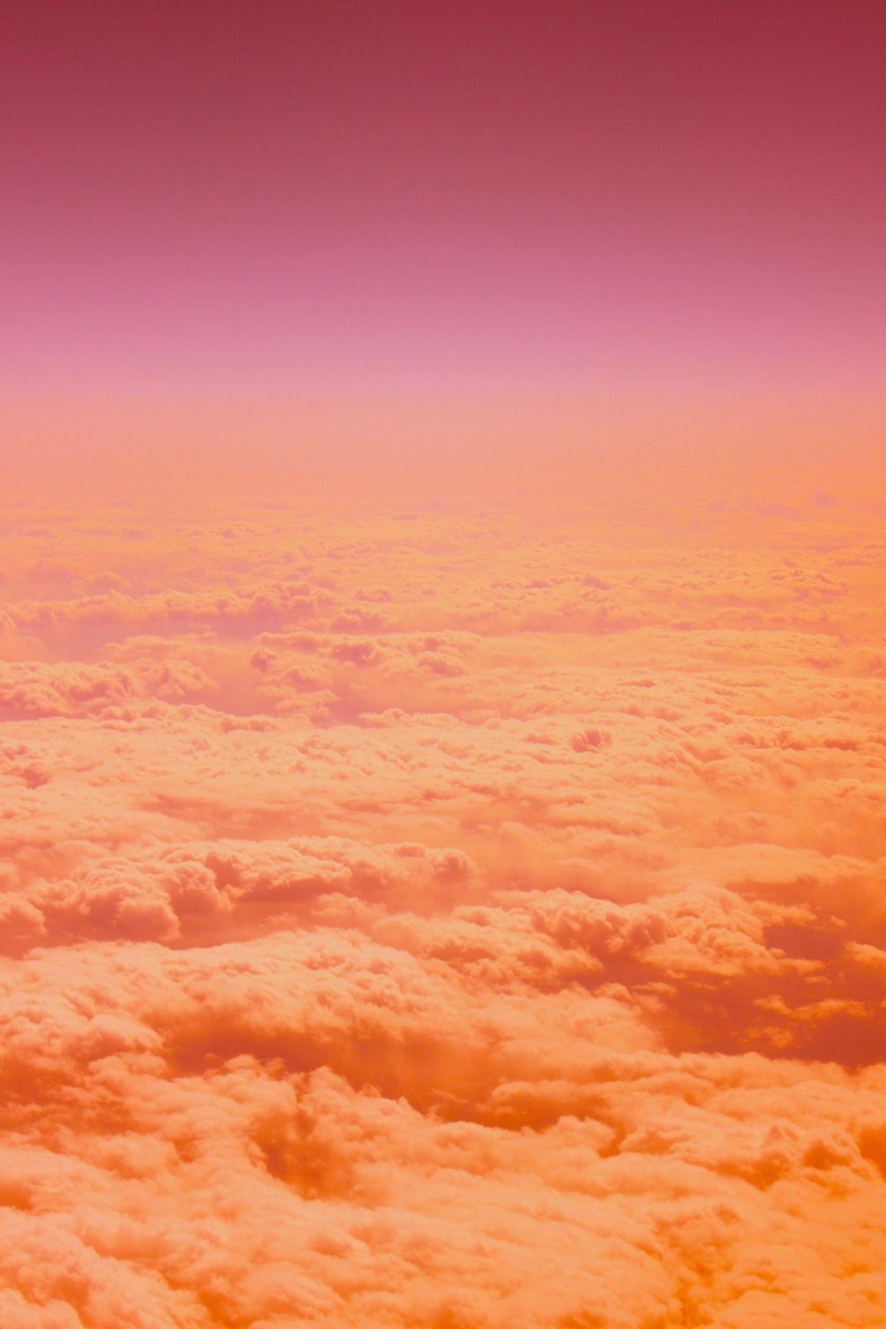 1280x1920 Sherbet Sky. Color. Orange tumblr, Peach aesthetic, Phone