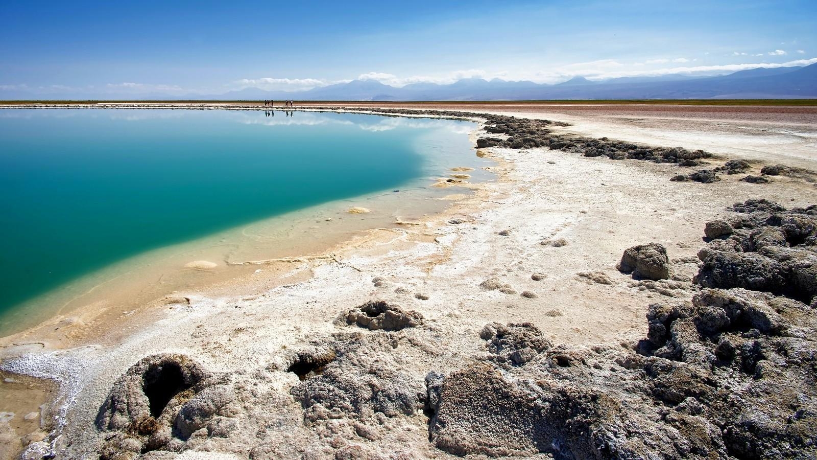 1600x900 nature, Landscape, Atacama Desert, Chile, Lake, Clouds, Water, Desktop