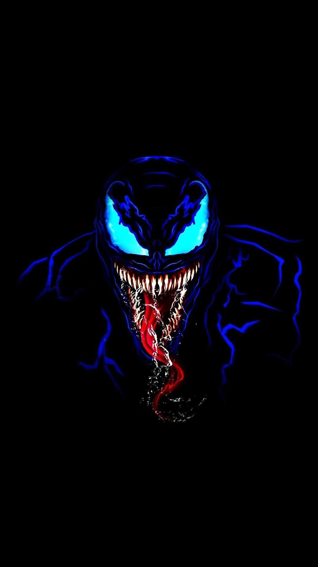 1080x1920 Venom in Dark iPhone Wallpaper. Marvel artwork, Avengers, Phone