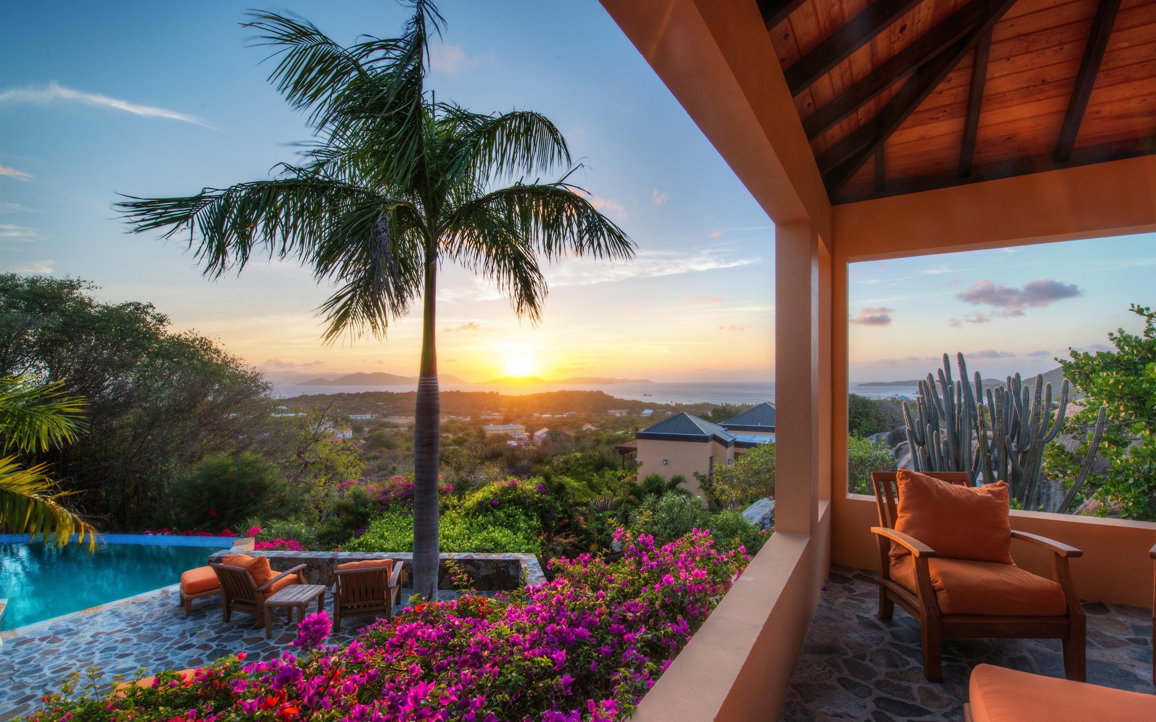 3840x2400 View from Amateras Hotel, British Virgin Islands Virgin Gorda, Desktop