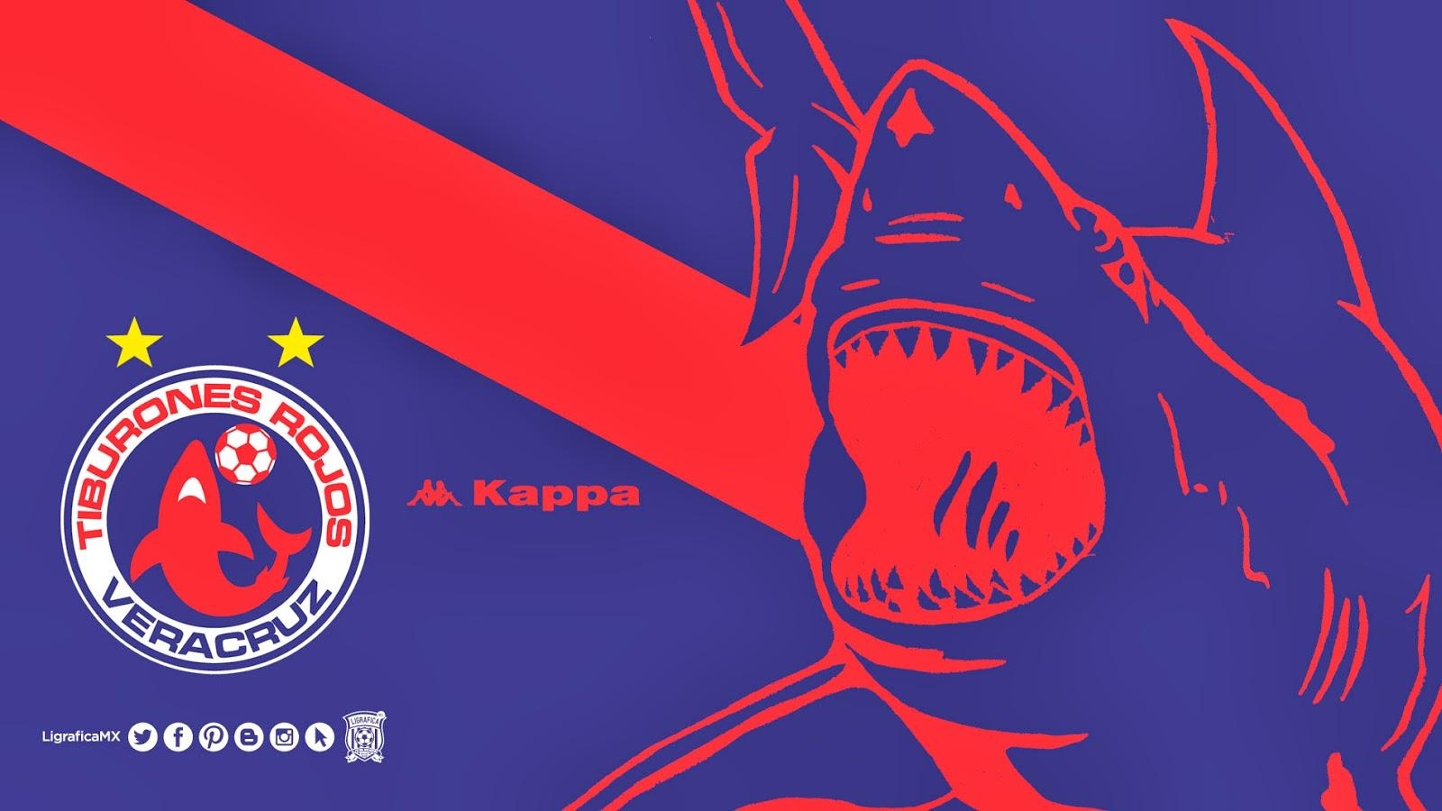 1600x900 Ligrafica MX: Tiburones Rojos • Kappa • 220314CTG, Desktop