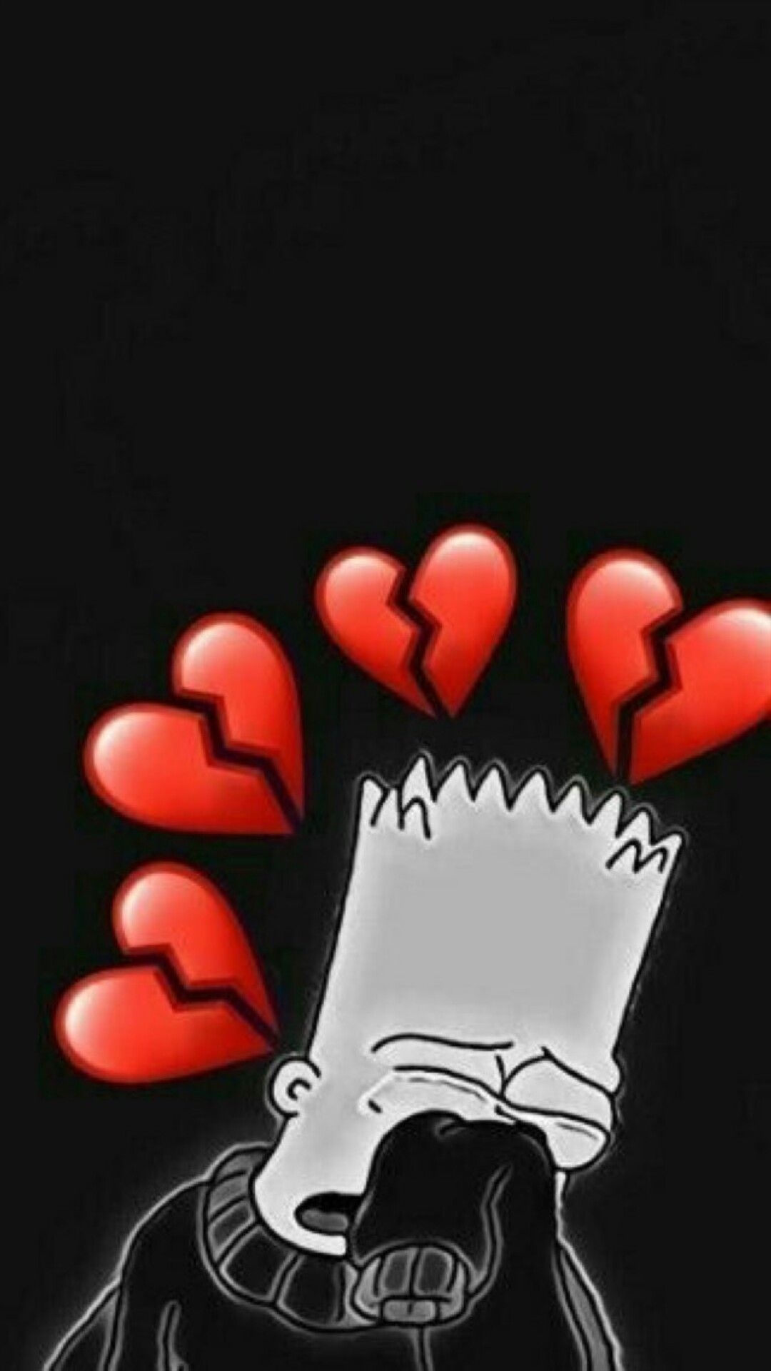 1080x1920 Sad Bart Simpson Wallpaper, Phone