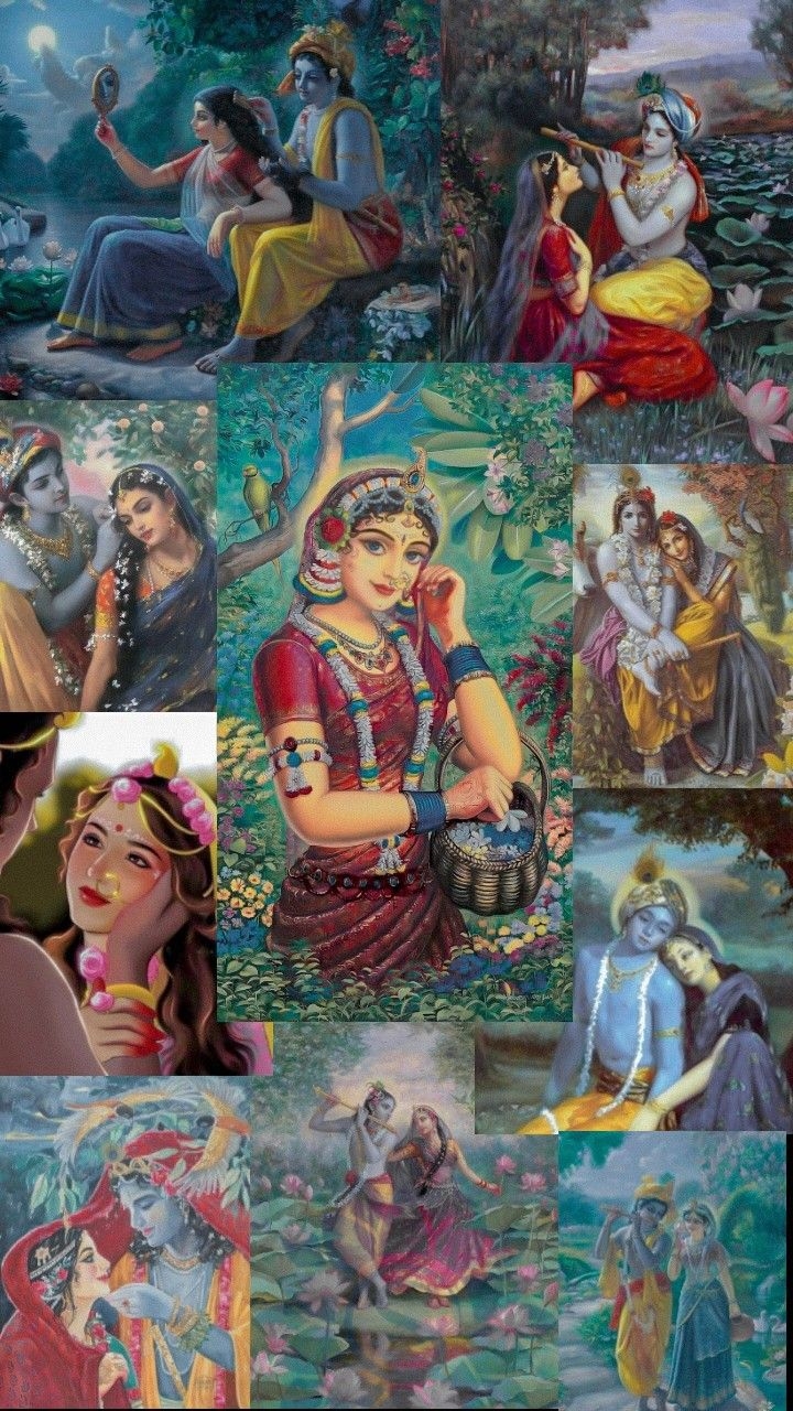 720x1280 Radha krishna aesthetic, Phone