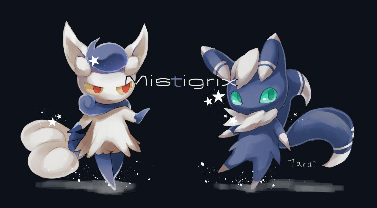 1450x800 Meowsticémon Anime Image Board, Desktop