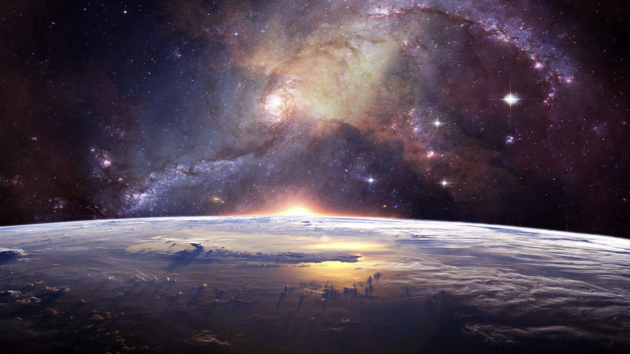 2560x1440 Download wallpaper  galaxy, universe, stars, space widescreen 16:9 HD background, Desktop