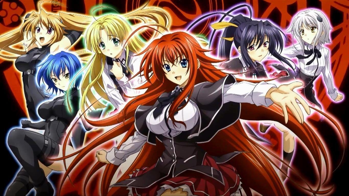 1370x770 High School DxD Girls HD Wallpaper HD. Animes diversos, Desktop