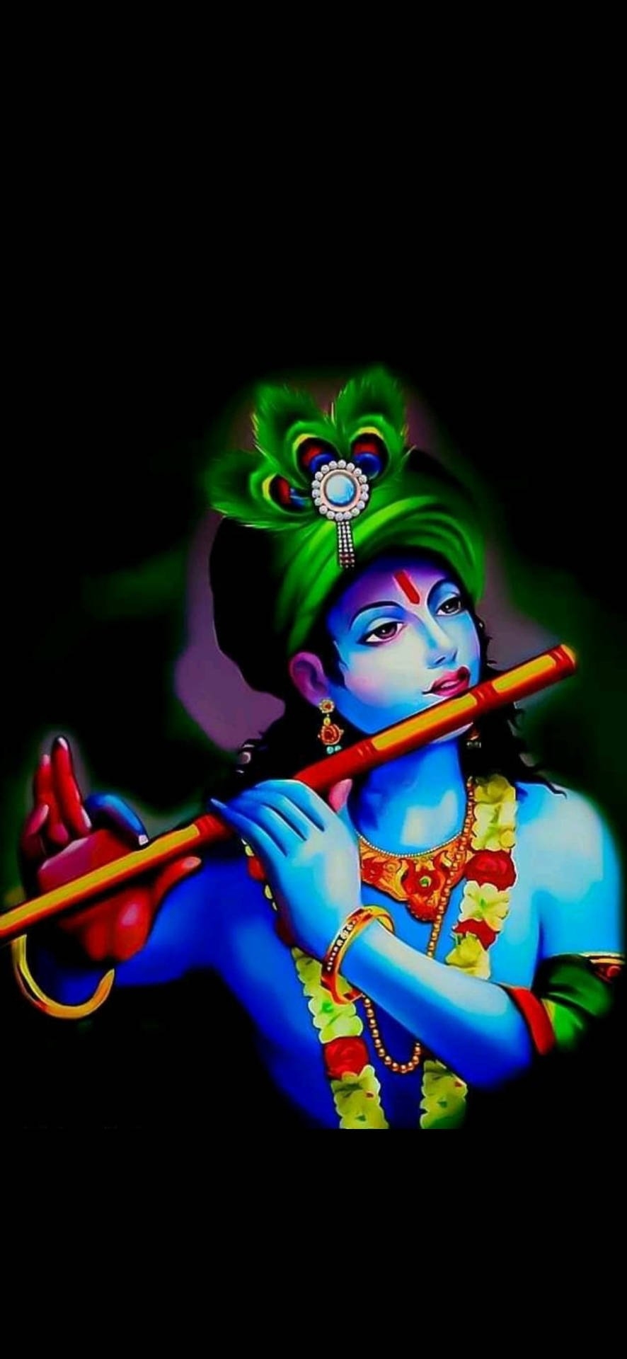 890x1920 Krishna Phone Wallpaper, Phone