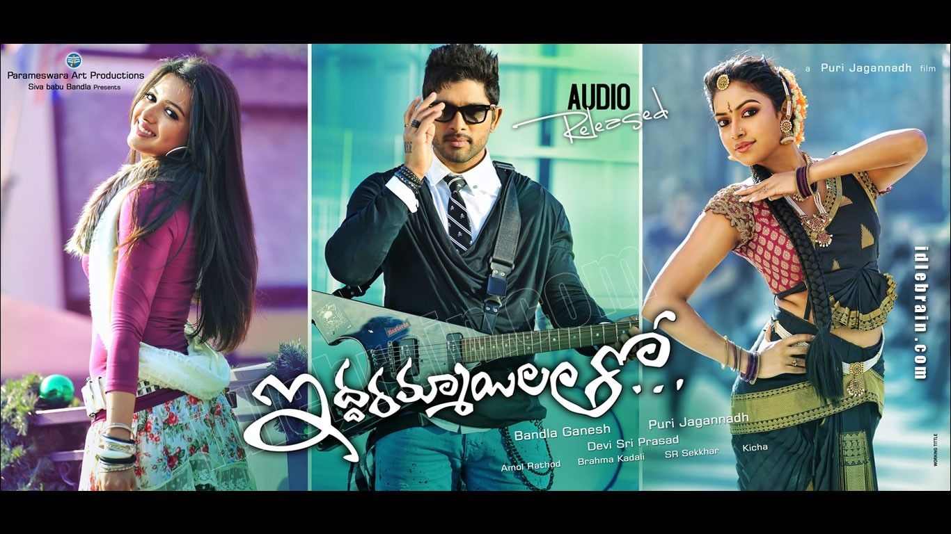 1370x770 Iddarammayilatho Wallpaper Telugu Cinema Posters Allu, Desktop