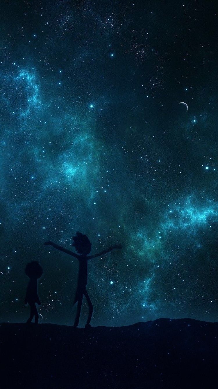 750x1340 Rick And Morty Space iPhone Wallpaper Album On Imgur for Rick And Morty Wallpaper Space. Rick and morty poster, Rick and morty, Space iphone wallpaper, Phone