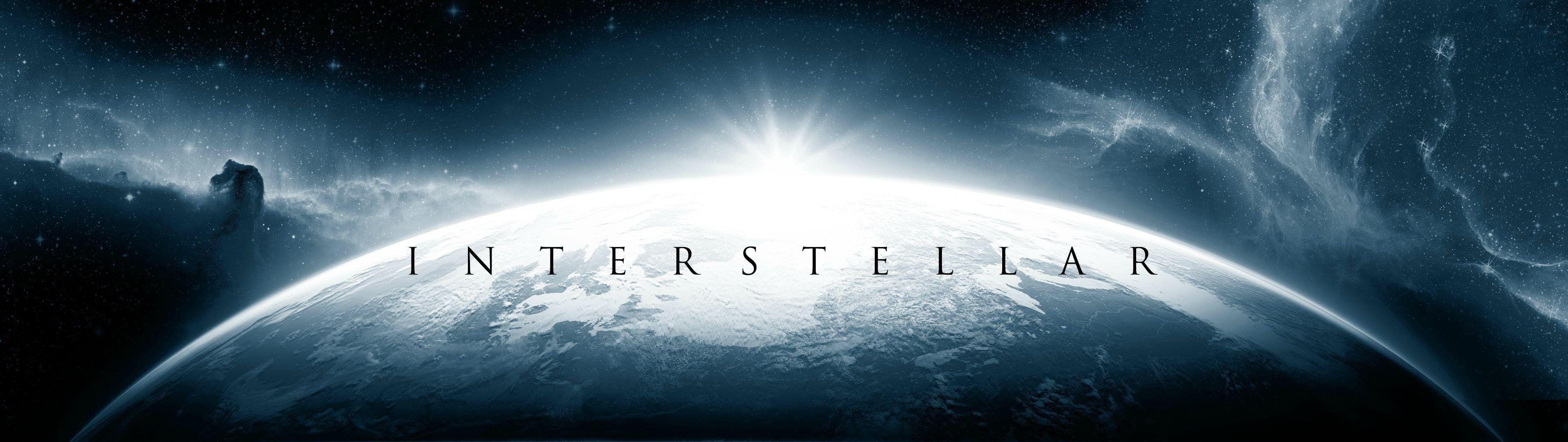 3830x1080 Interstellar wallpaperx1079, Dual Screen