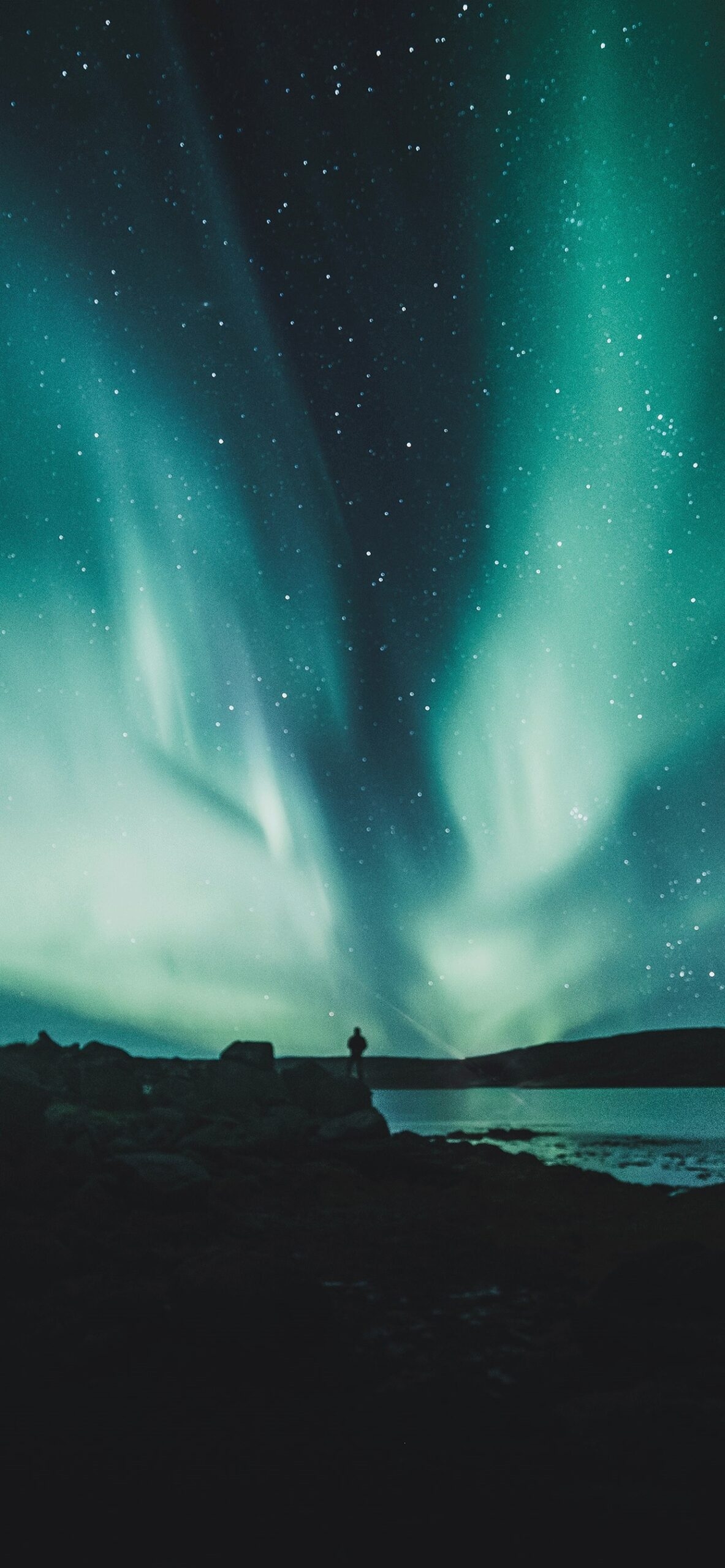 1190x2560 Aurora borealis Wallpaper art: Free HD Download, Phone