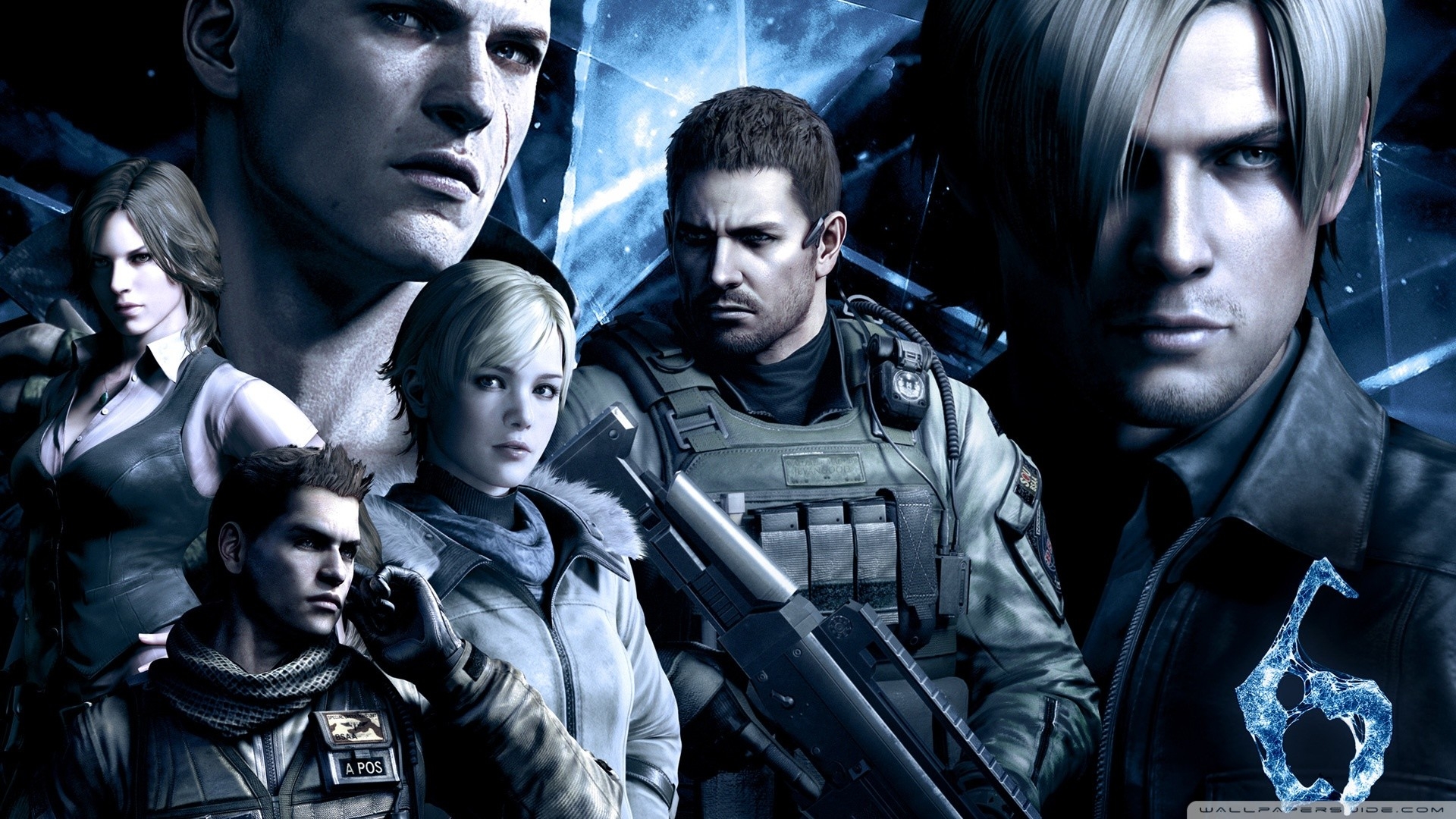 1920x1080 Resident Evil 6 Characters HD desktop wallpaper, High Definition, Desktop