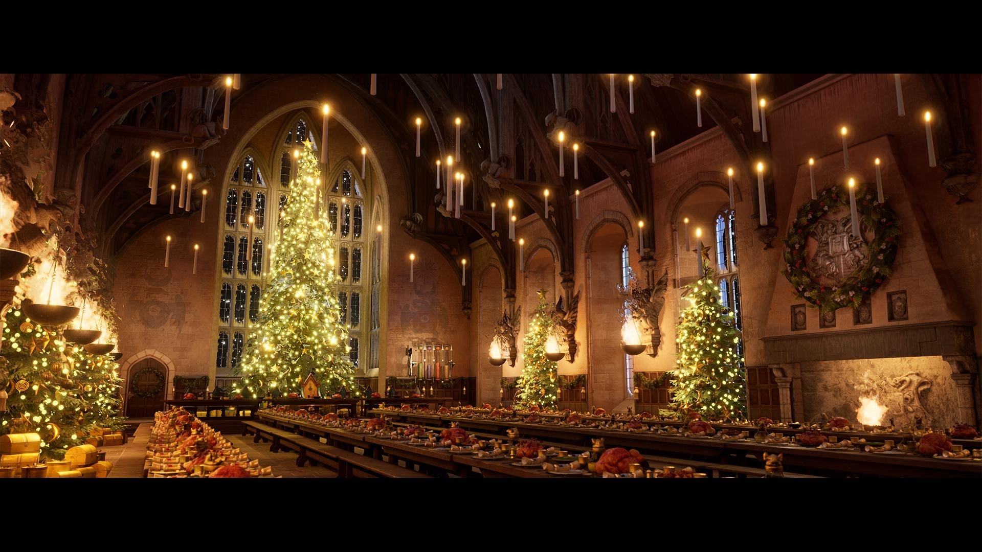 1920x1080 The Great Hall of Hogwarts in Unreal Engine 4, Desktop