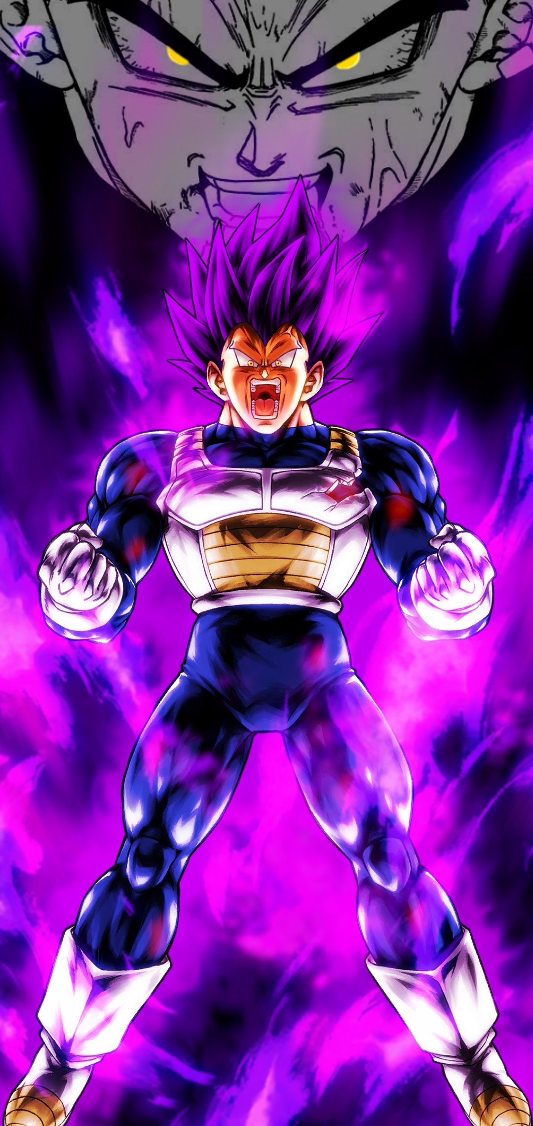 1080x2280 Wojtaz Aka Terence THE THING TO GET A BATTLE CRAZED SAIYAN'S BLOOD PUMPING! Free To Use Ultra Ego (New Form) Vegeta Wallpaper!, Phone