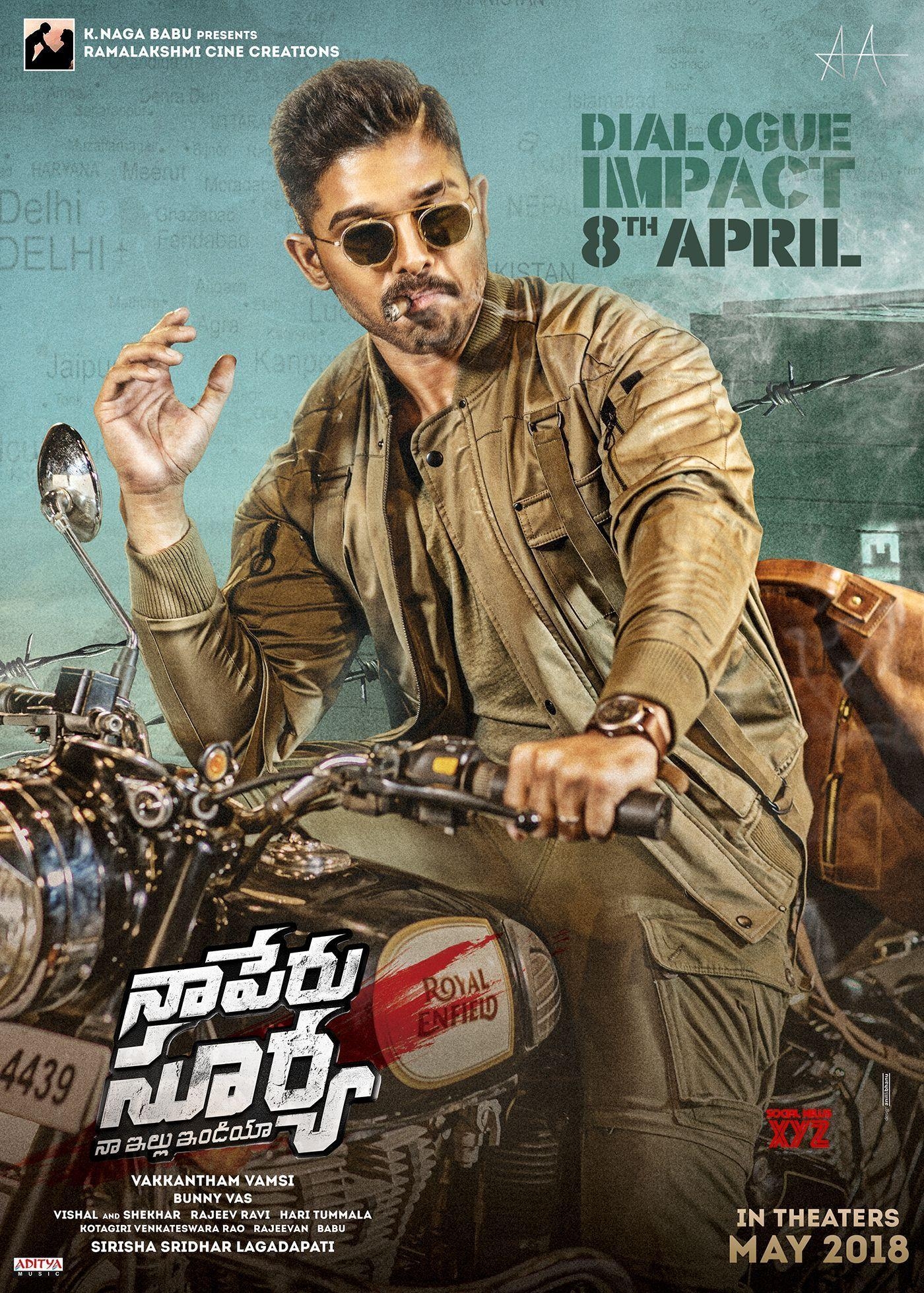 1400x1960 Naa Peru Surya Na Illu India (2018), Phone