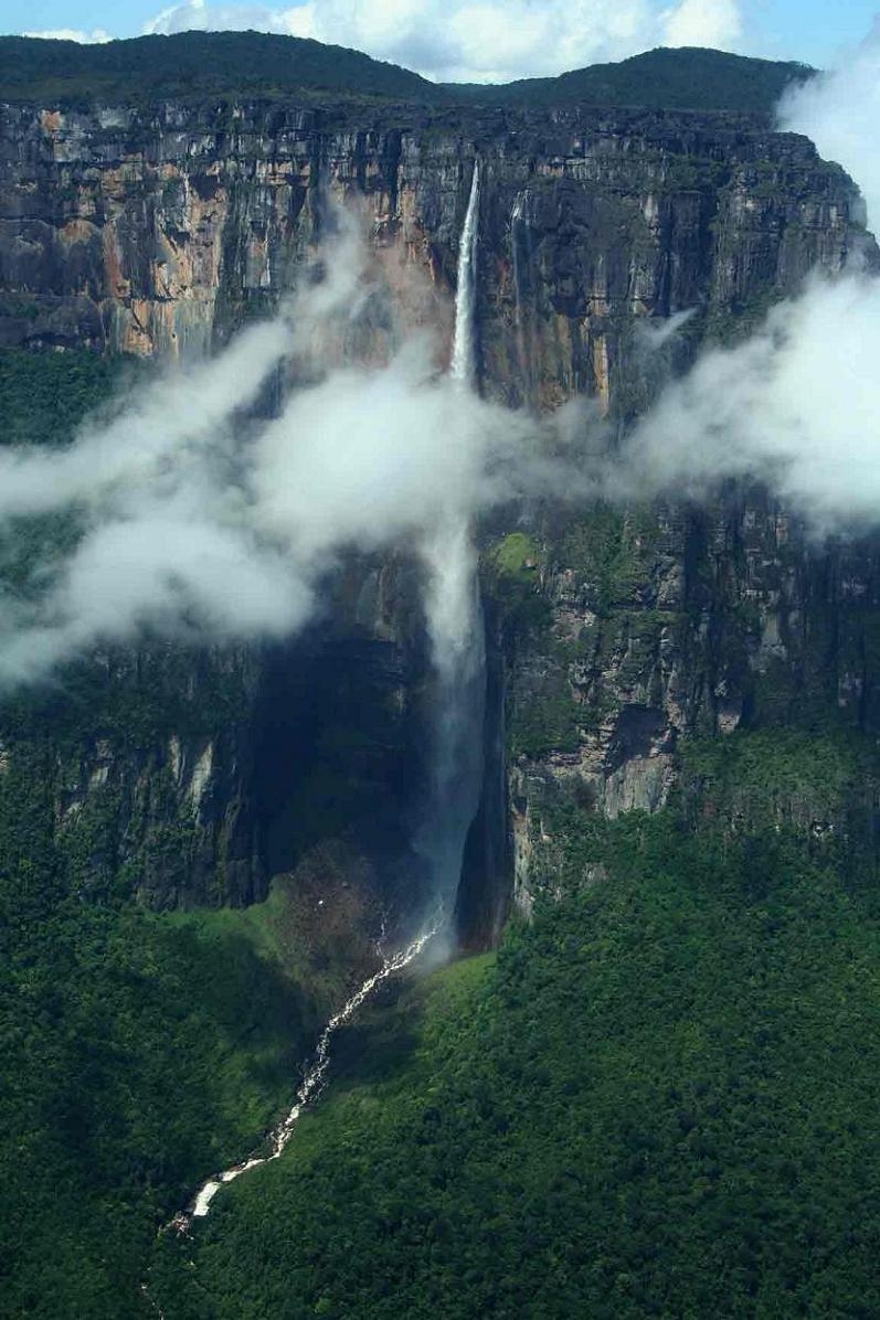 800x1200 Free Mobile Wallpaper: The Highest Waterfall in the World = Angel Falls, Phone