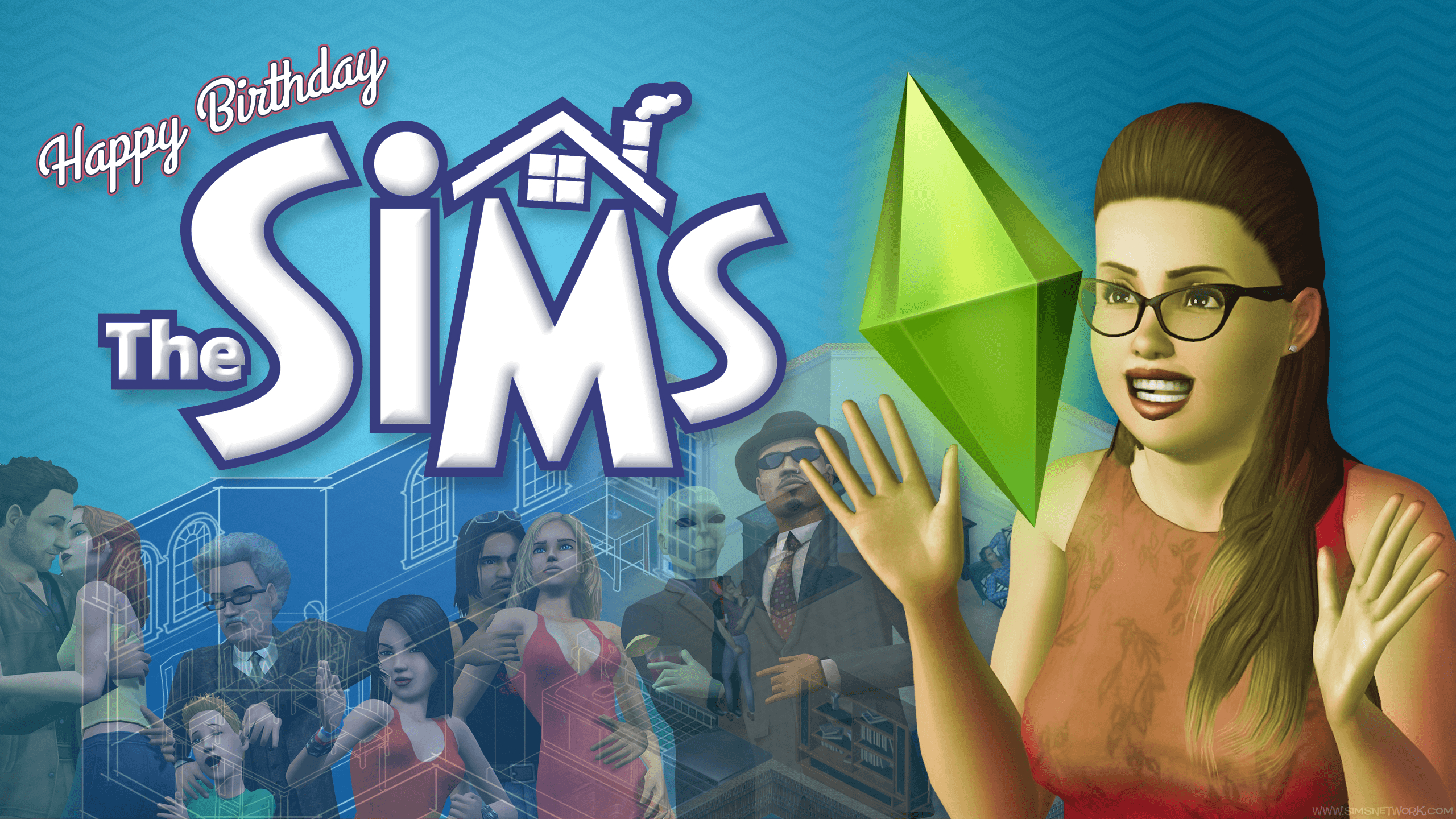 2560x1440 The Sims Anniversary Wallpaper!, Desktop