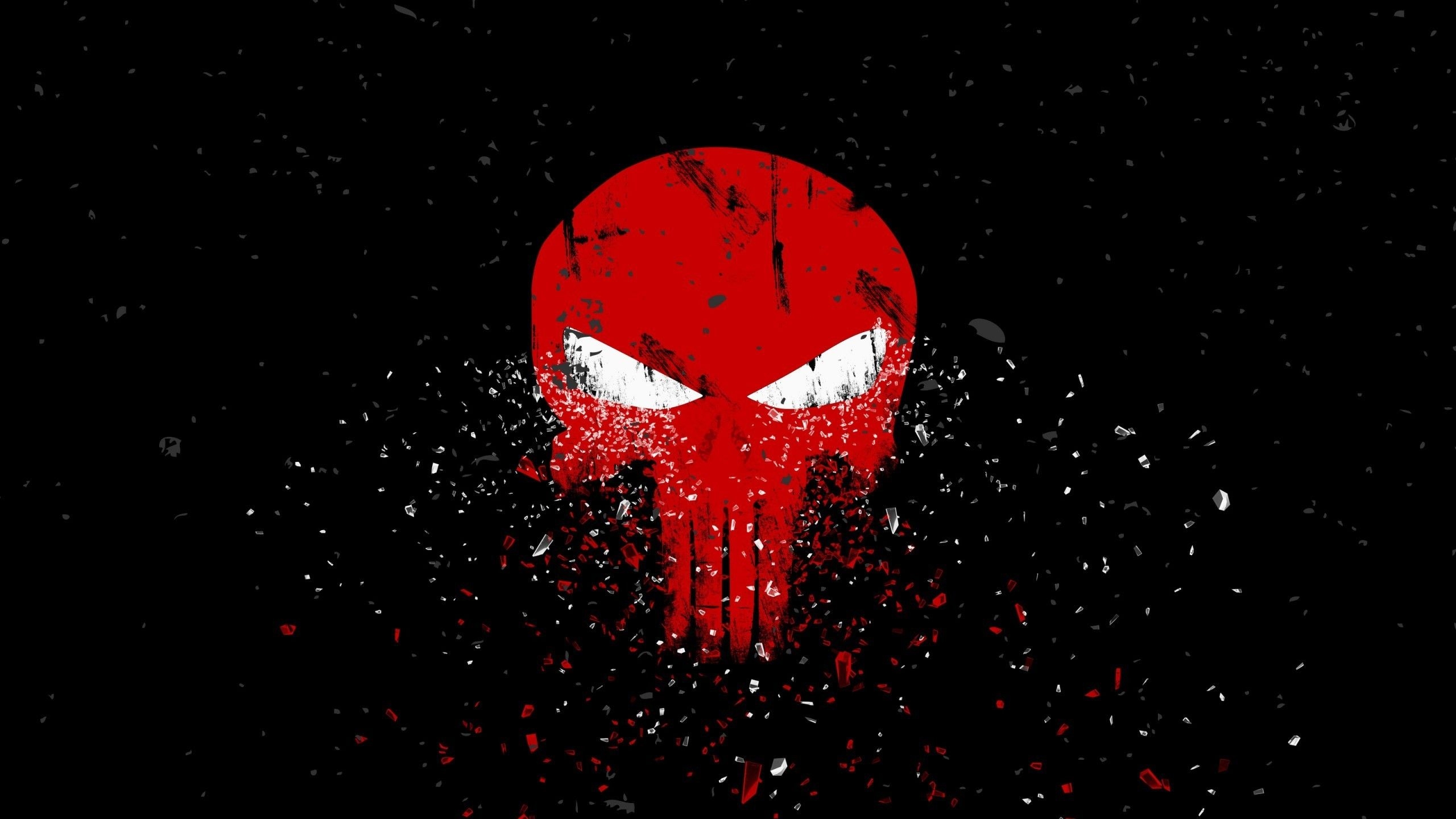 2560x1440 The Punisher Skull Wallpaper HD, Desktop