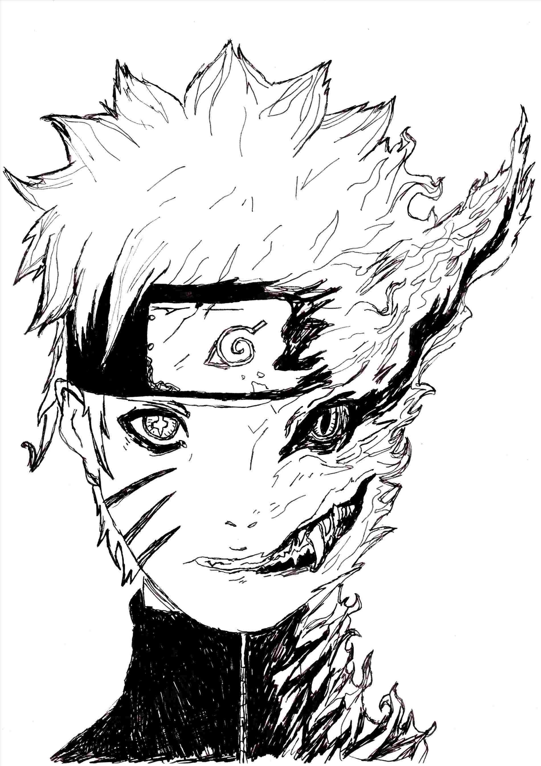 1900x2690 Naruto Drawing Black And White, Phone