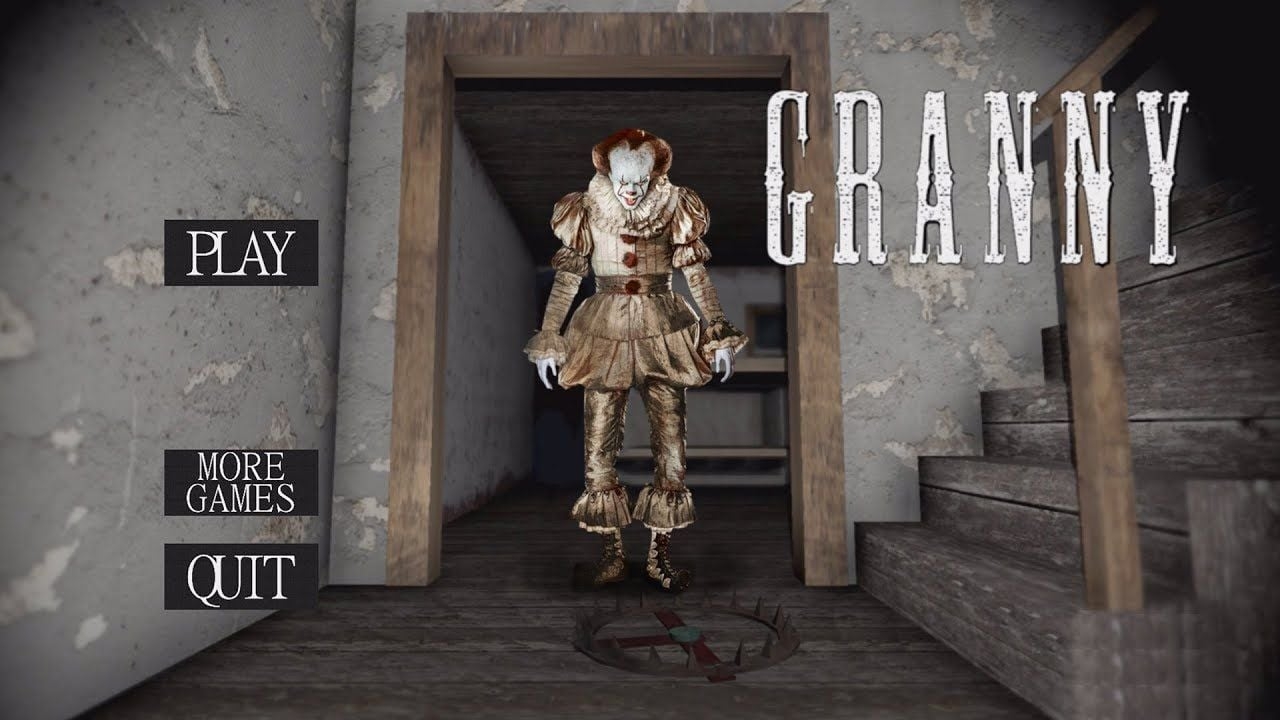 1280x720 GRANNY IS PENNYWISE!! (The IT Clown). Granny (Horror Game), Desktop