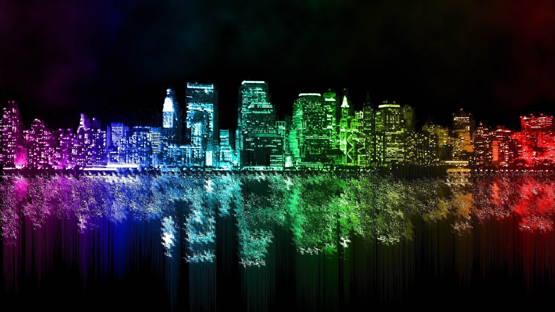 1920x1080 Hd Night City Wallpaper, Desktop