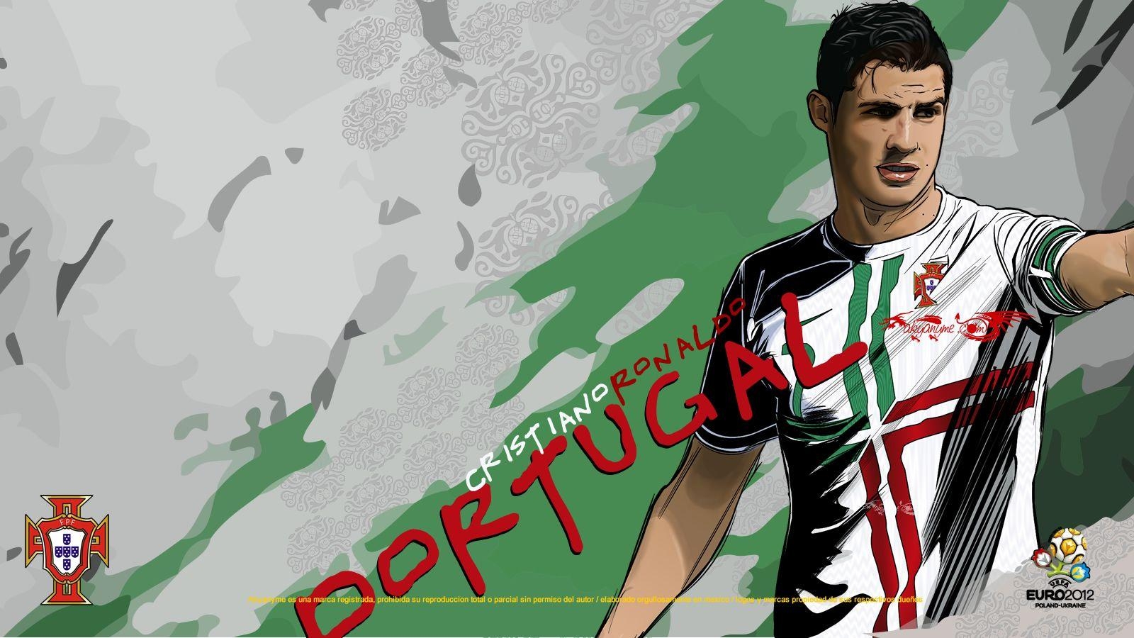 1600x900 Cartoon Picture of Cristiano Ronaldo, Desktop