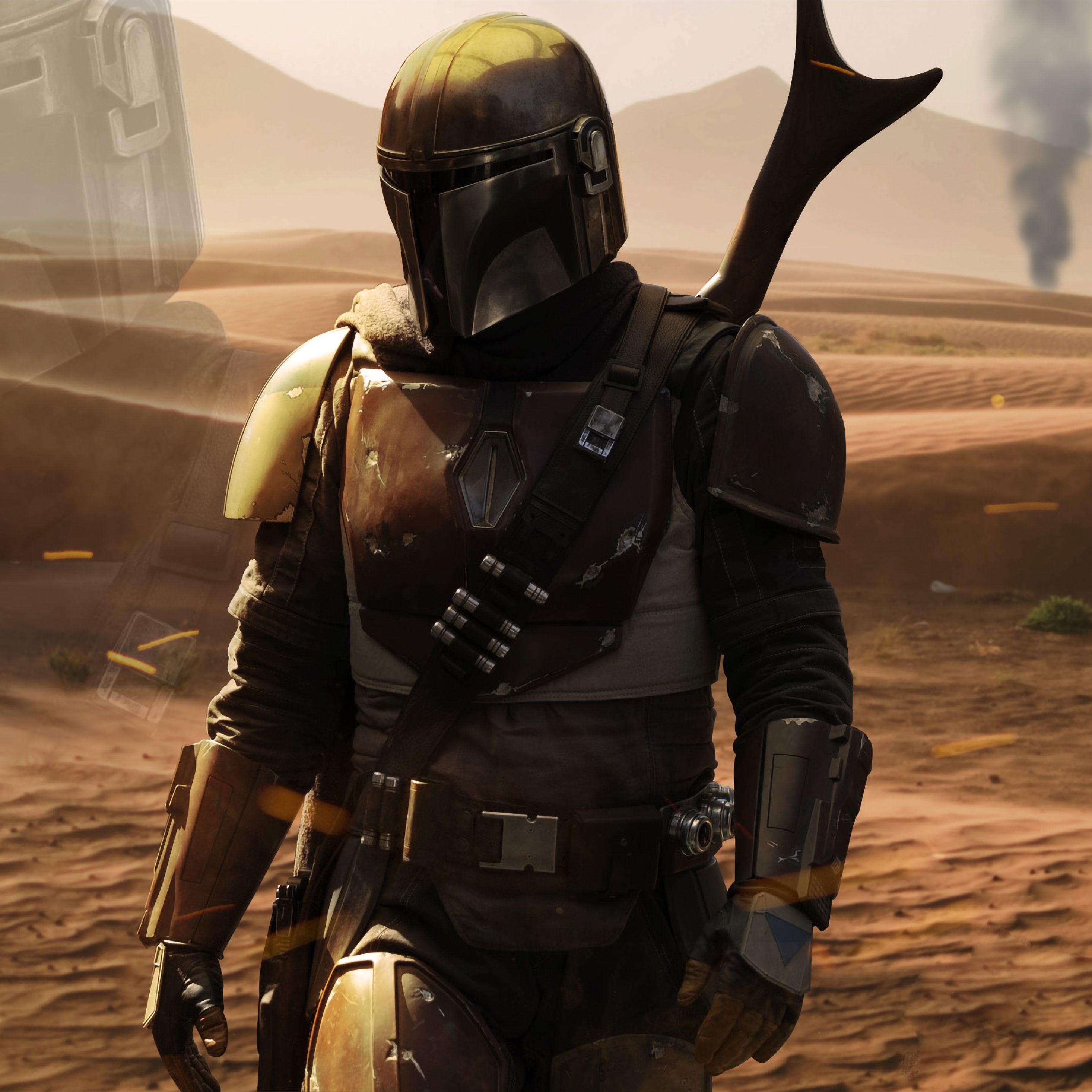 2940x2940 New The Mandalorian 4K iPad Pro Retina Display Wallpaper, Phone