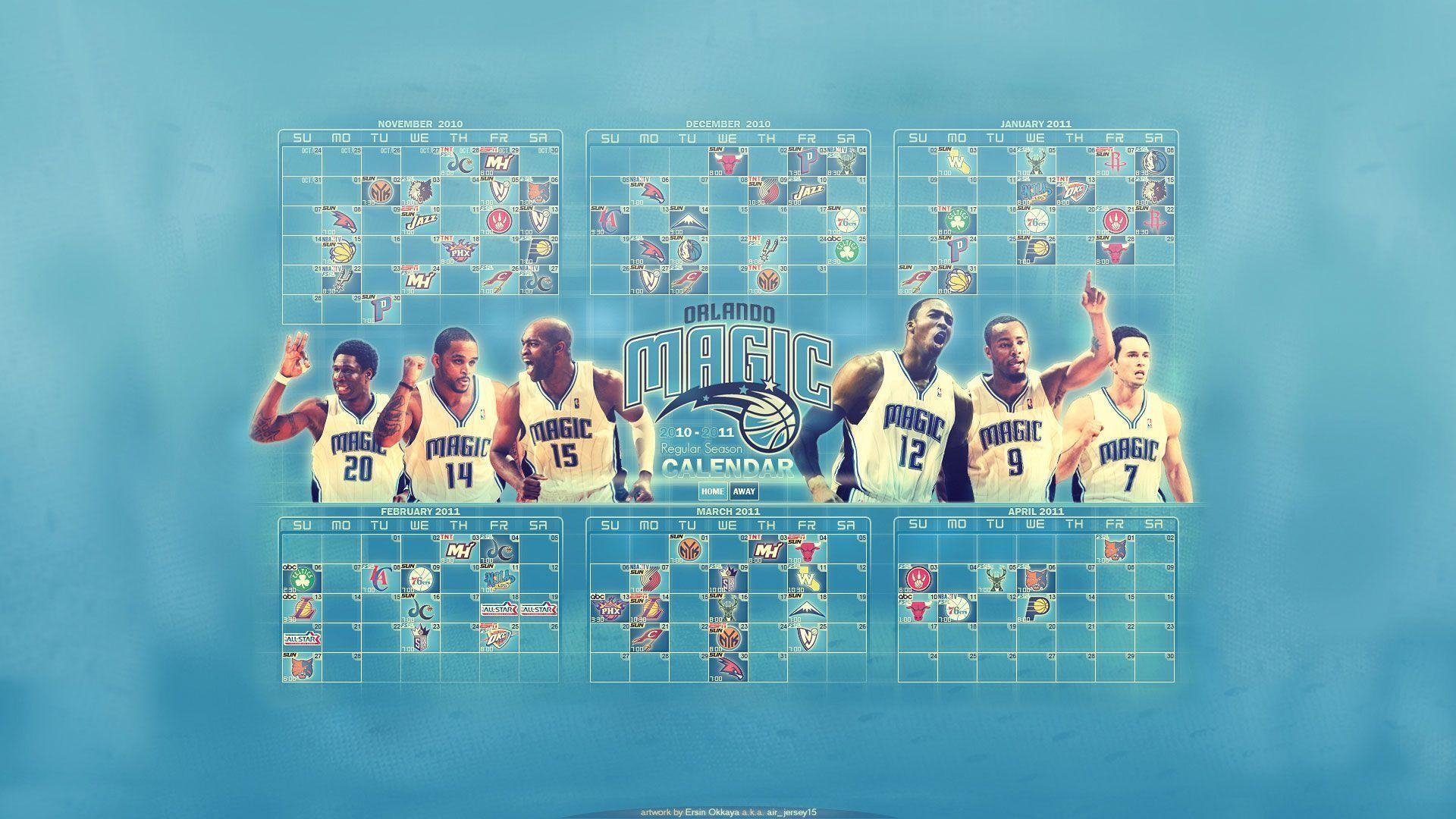 1920x1080 Orlando Magic 2010 11 Schedule Widescreen Wallpaper, Desktop