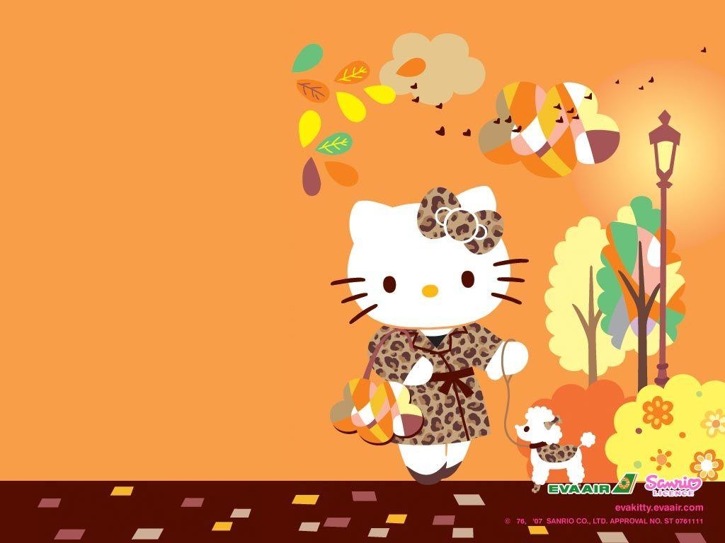 1030x770 Hello Kitty Fall Wallpaper Free Hello Kitty Fall Background, Desktop