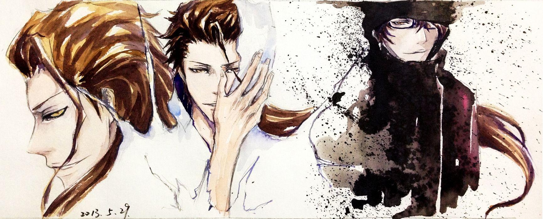 1740x700 BLEACH Aizen Sousuke wallpaperx1011, Dual Screen