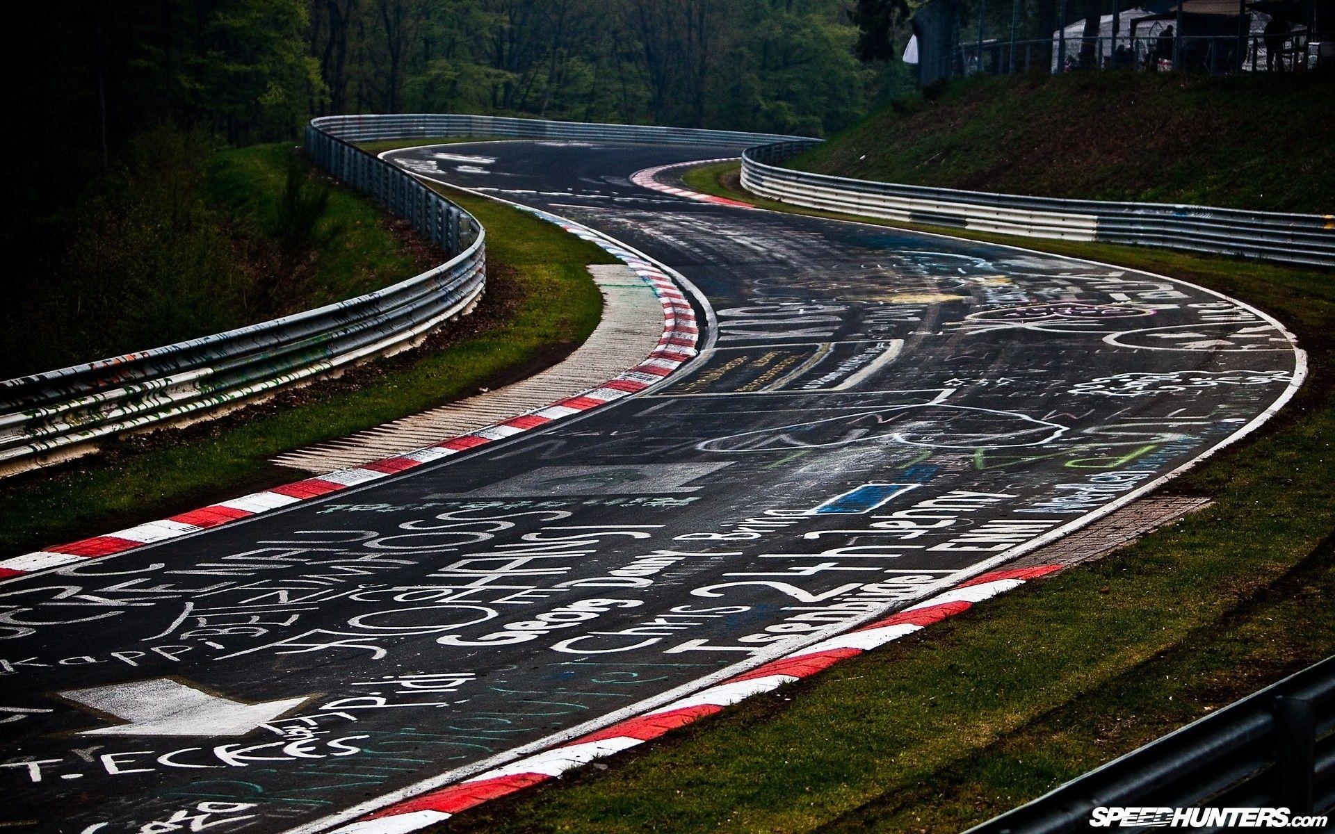 1920x1200 motorsports, race tracks, road, nurburgring, graffiti, Desktop