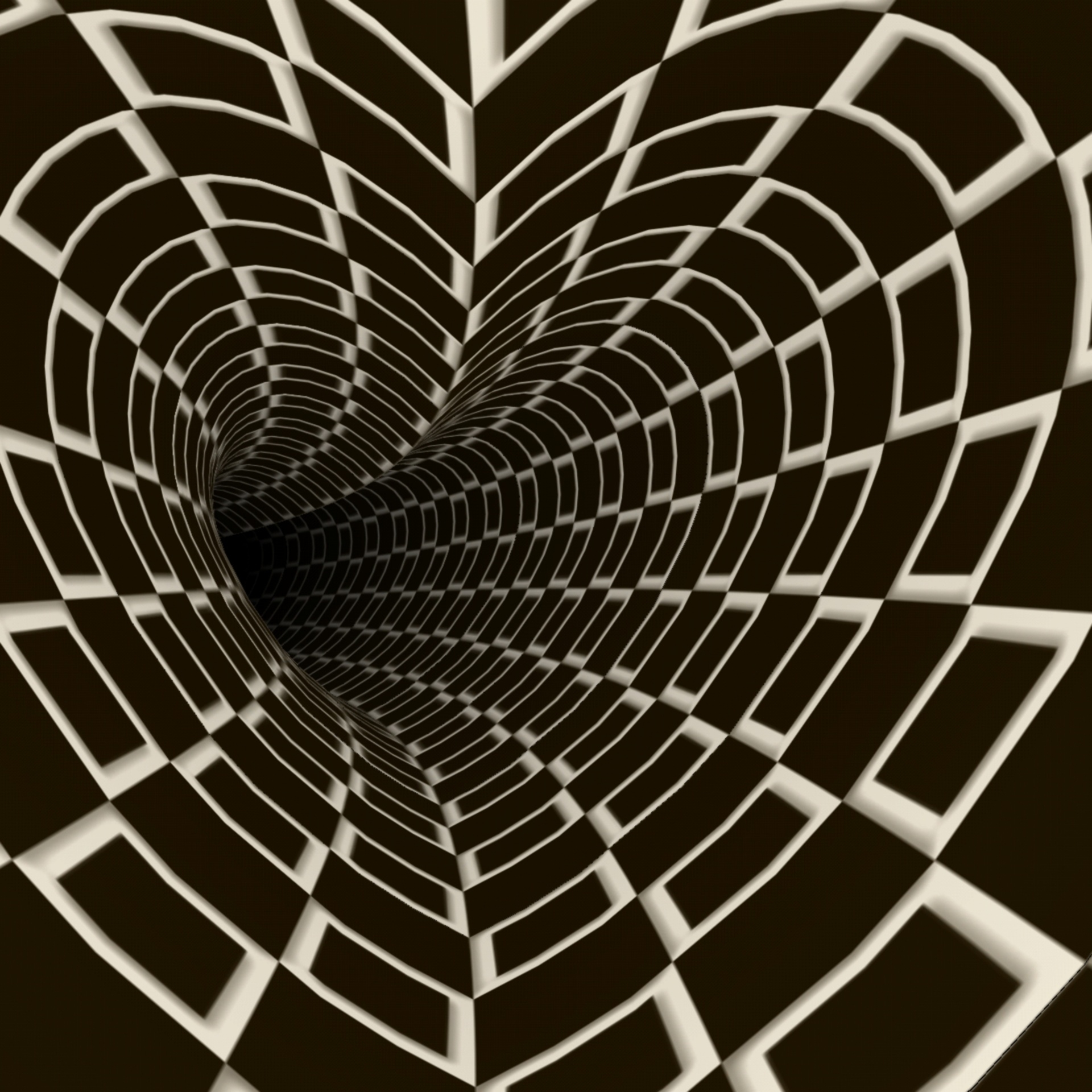 1920x1920 Heart Tunnel Free Domain Picture, Phone