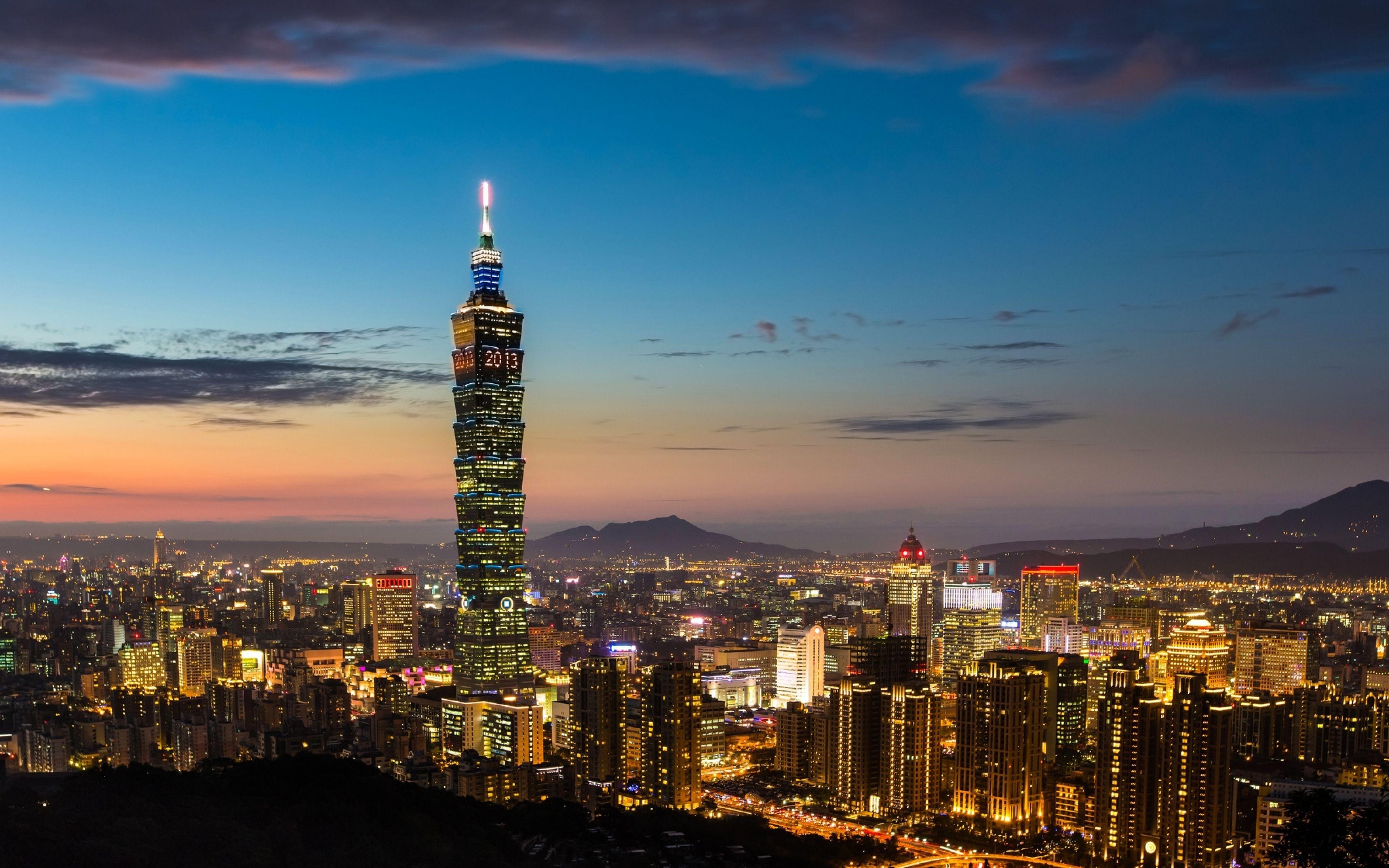 3840x2400 Ultra HD 4K Taipei Wallpaper HD, Desktop Background, Desktop